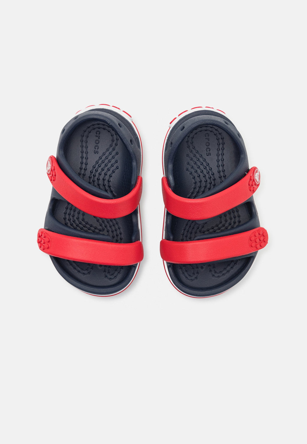 CROCBAND CRUISER UNISEX - Claquettes de piscine - marine/rouge varsity