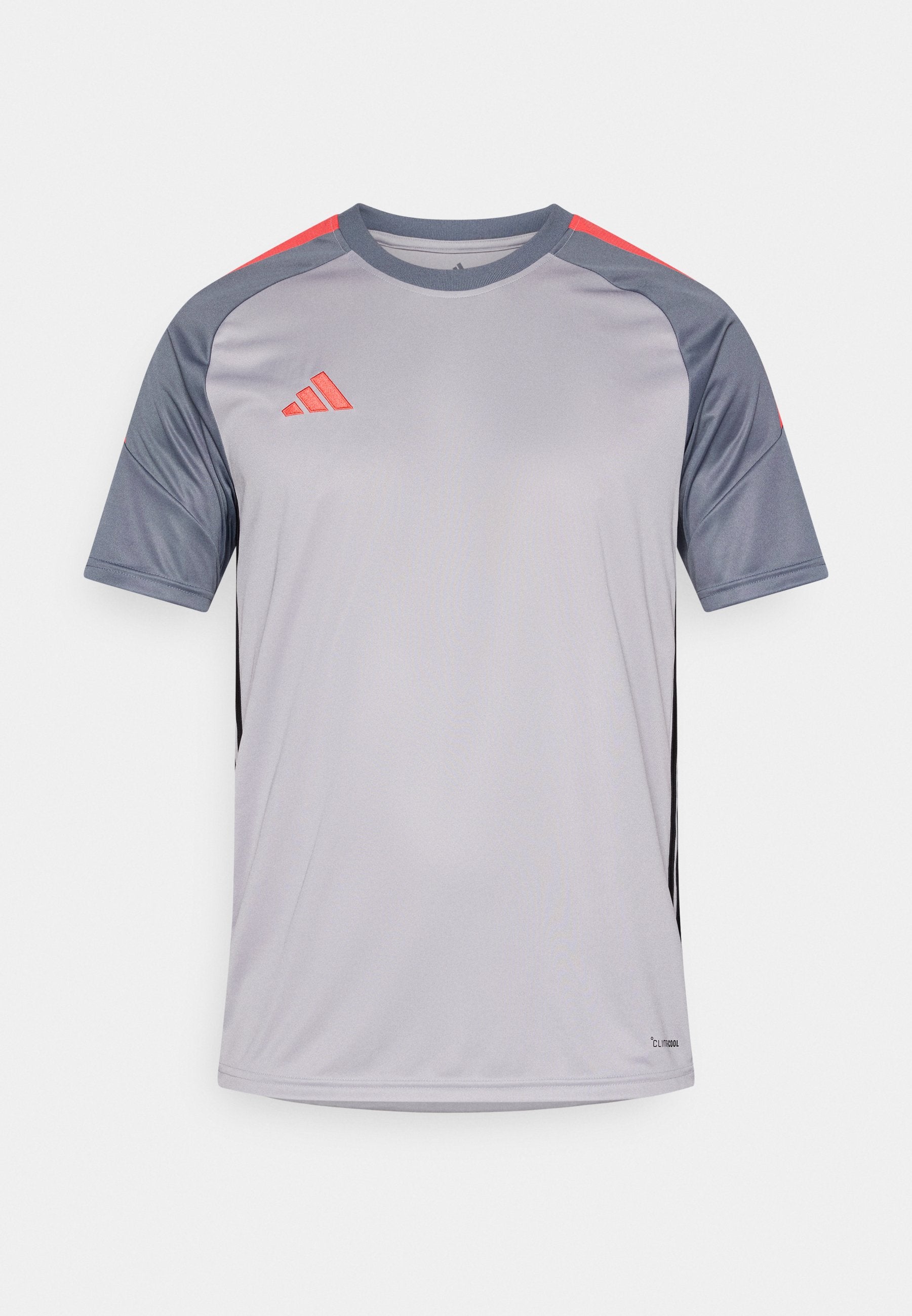 TIRO 26 ESSENTIALS - Sports T-shirt - light onix/onix/semi lucid red