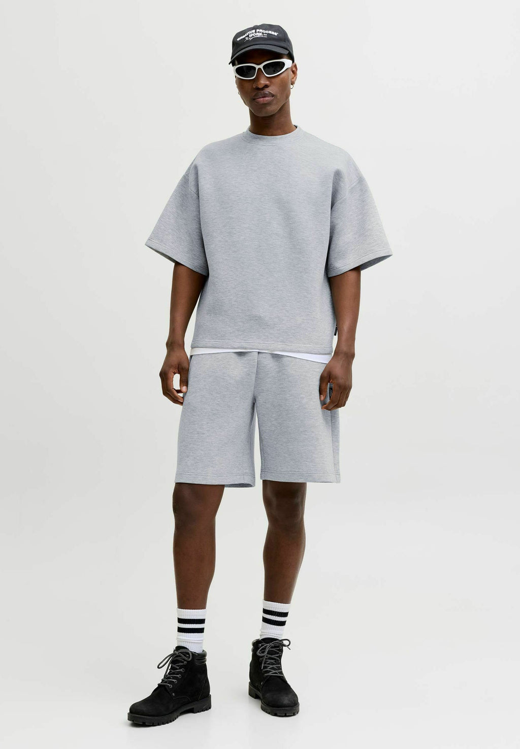 Sweats Plain Sweats - Basic T-shirt - light grey melange