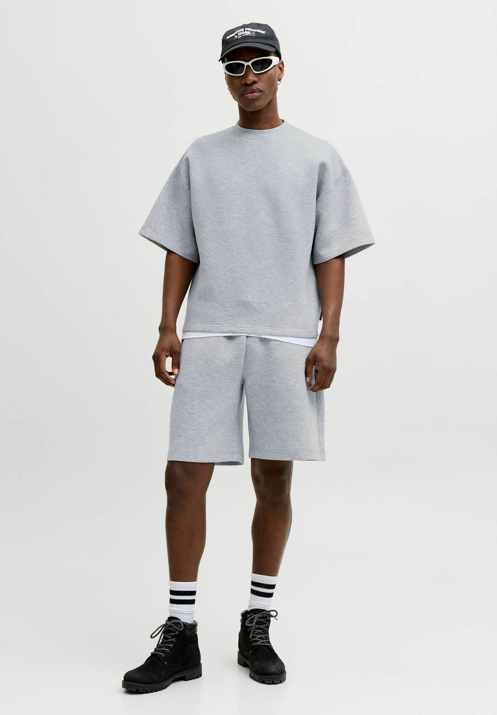 Sweats Plain Sweats - Basic T-shirt - light grey melange