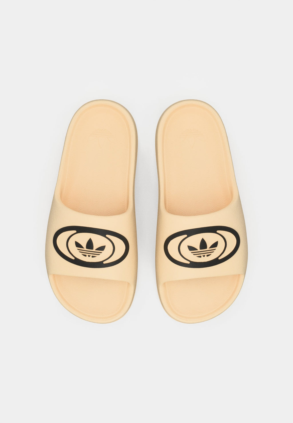 ADILETTE 00S UNISEX - Mules - sand strata/core black