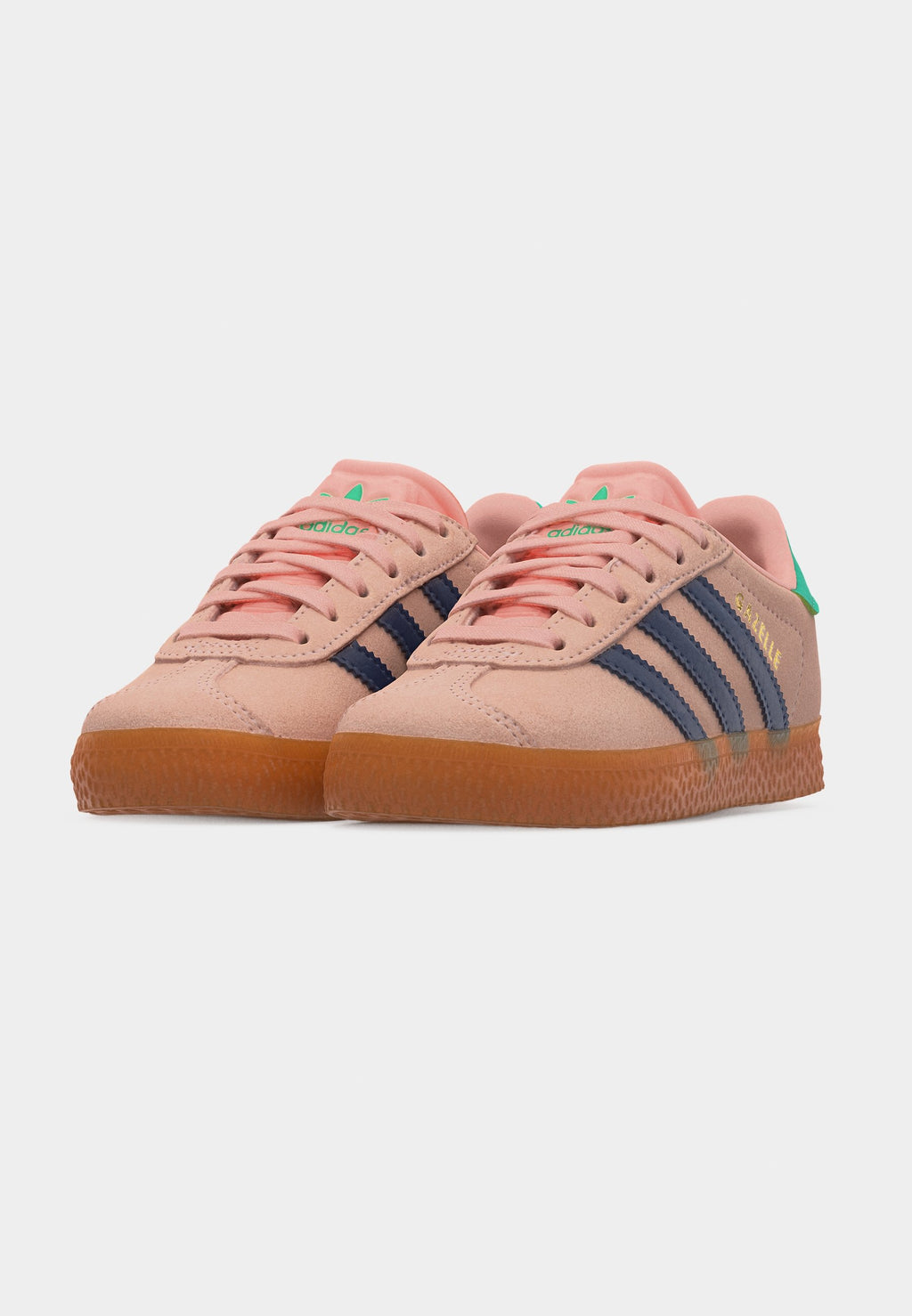 GAZELLE UNISEX - Baskets basses - blush pink/night indigo/hi res green