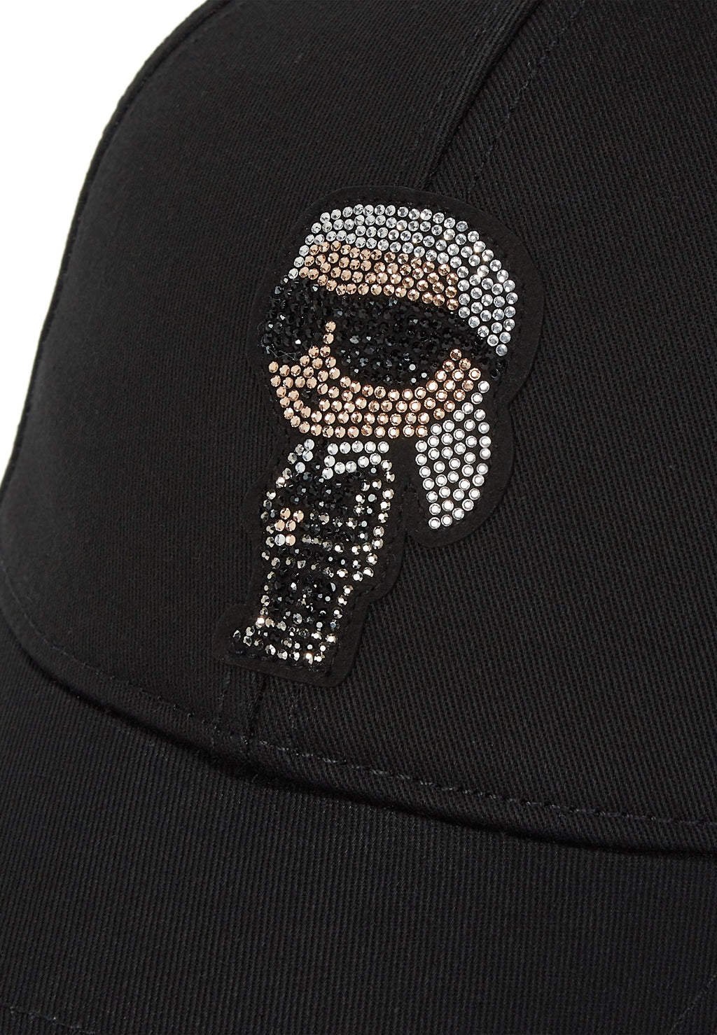 IKON RHINESTONES CAP - Cap - black