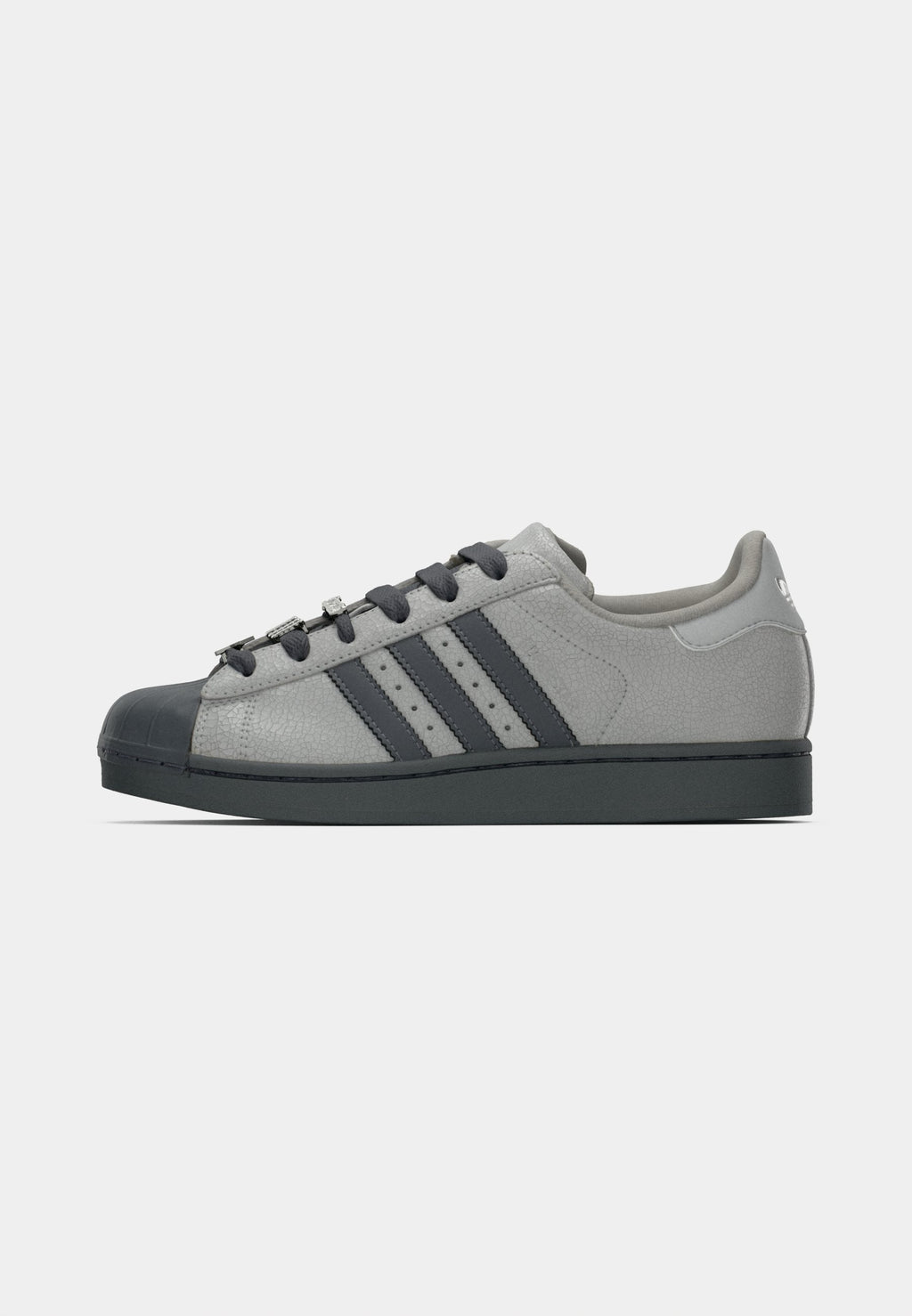 SUPERSTAR II - Trainers - grey two/grey five/silver-coloured metallic