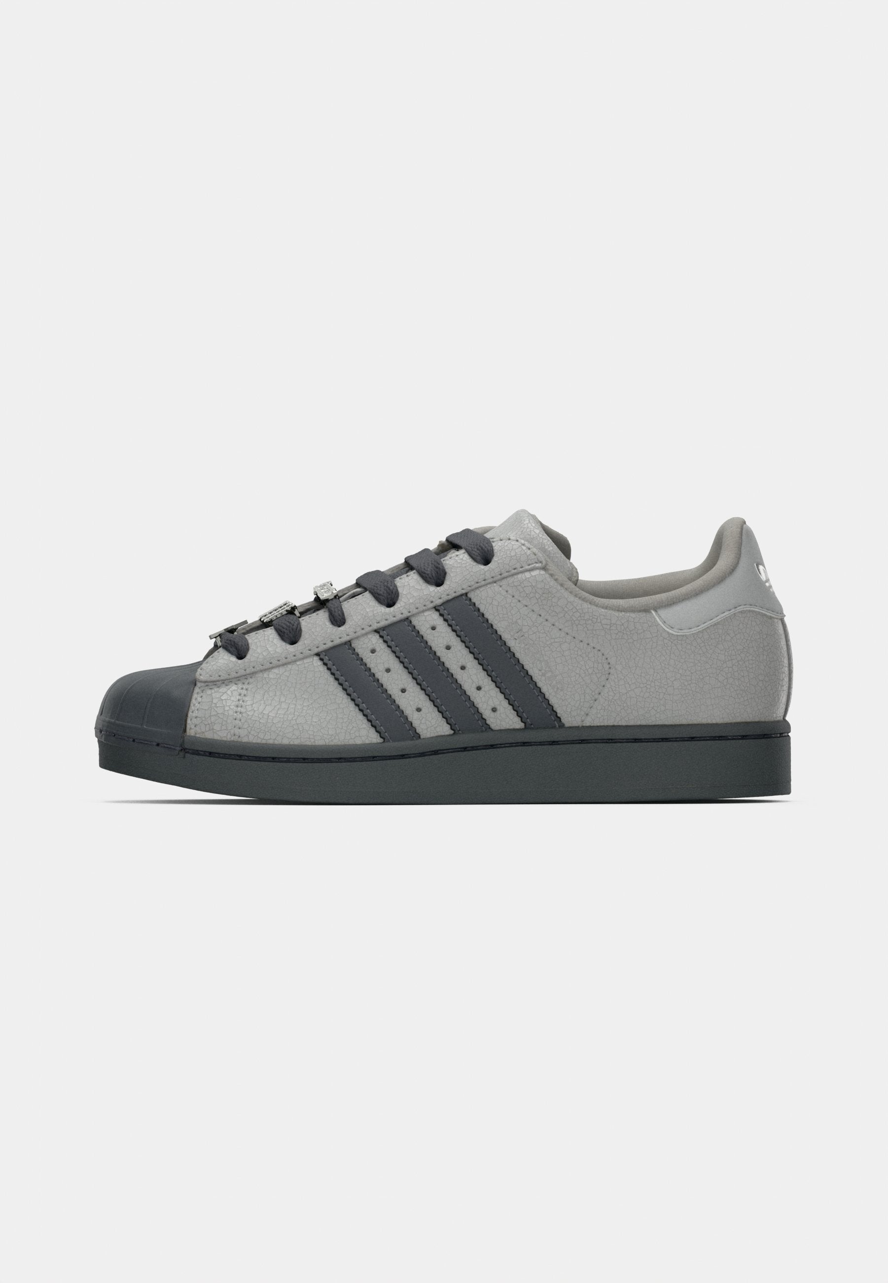 SUPERSTAR II - Trainers - grey two/grey five/silver-coloured metallic