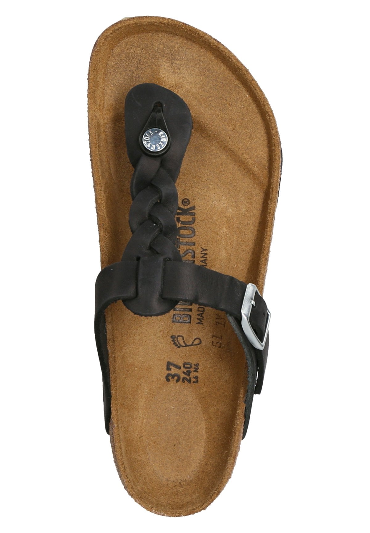 GIZEH BRAIDED LEOI REGULAR - Sandals - schwarz