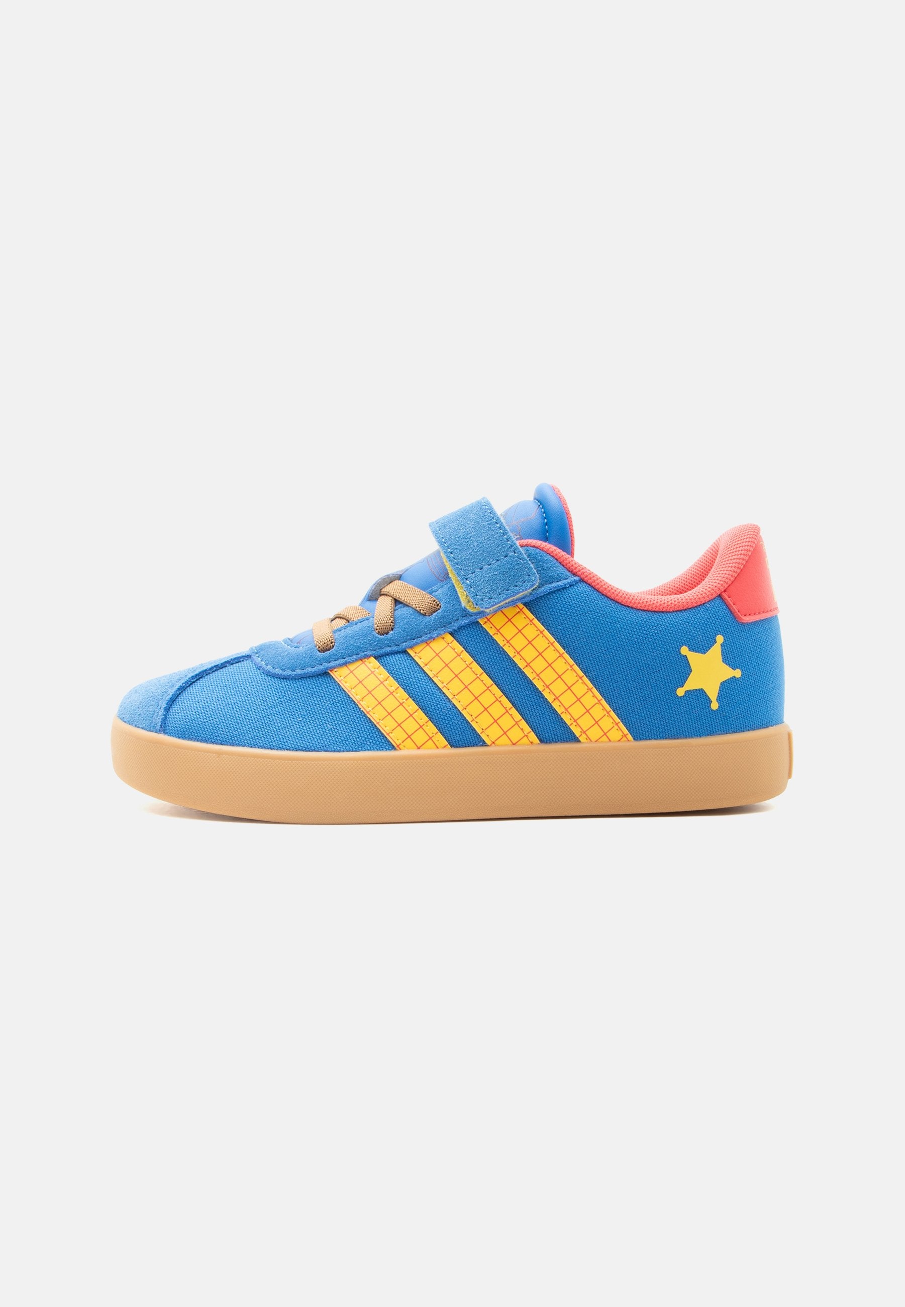 COURT UNISEX - Road running shoes - bright royal/bold gold-coloured/semi lucid red