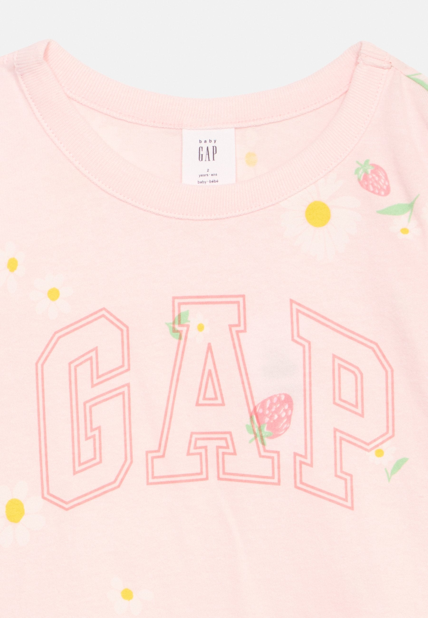 LOGO - Jersey dress - light pink
