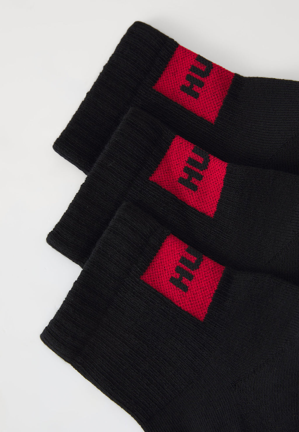 LABEL 3 PACK - Sneaker socks - black