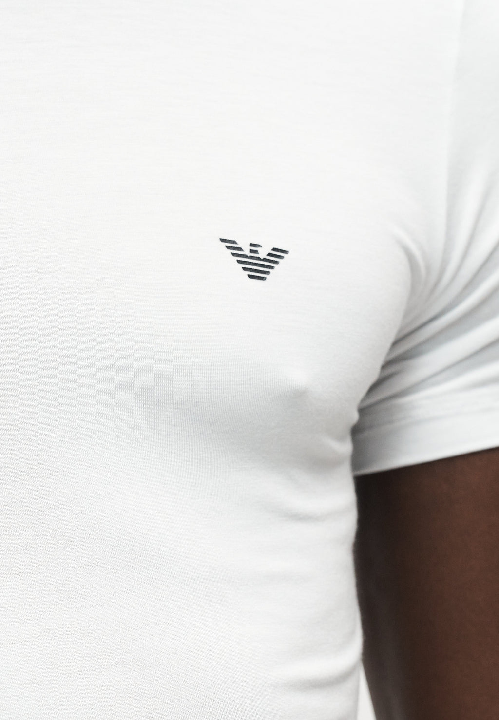 CREW NECK 2 PACK - Undershirt - black/white