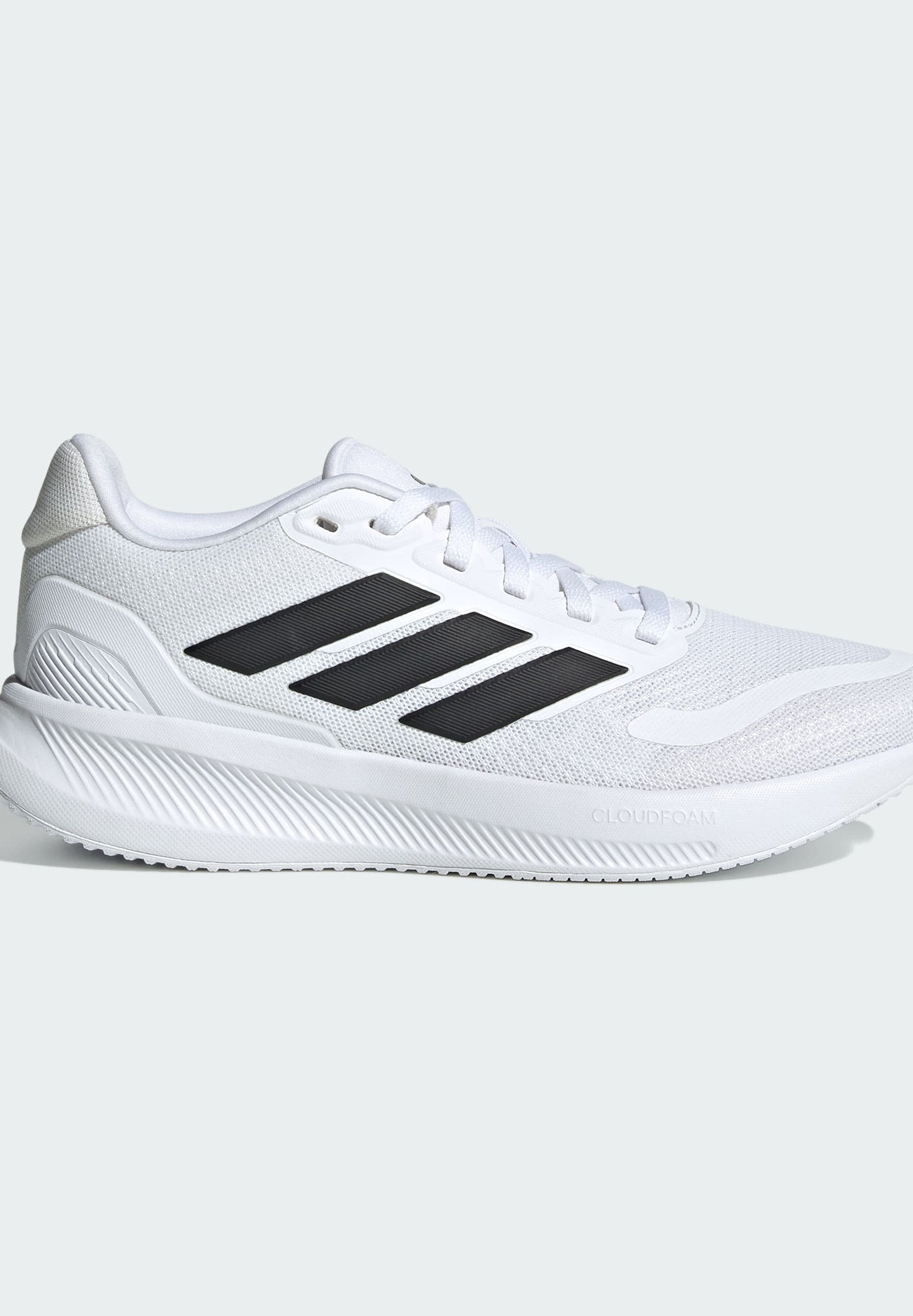 Road running shoes - cloud white   core black   core black