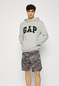HERITAGE LOGO - Hoodie - light heather grey