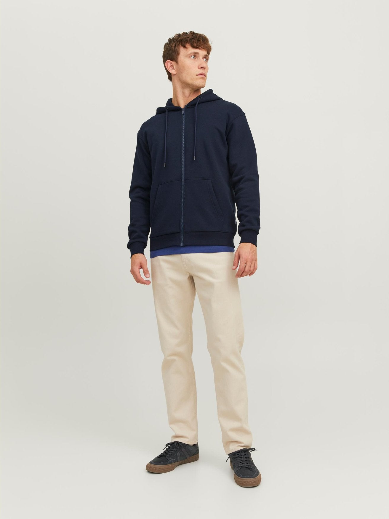 Zip Plain Zip - Zip-up sweatshirt - navy blazer