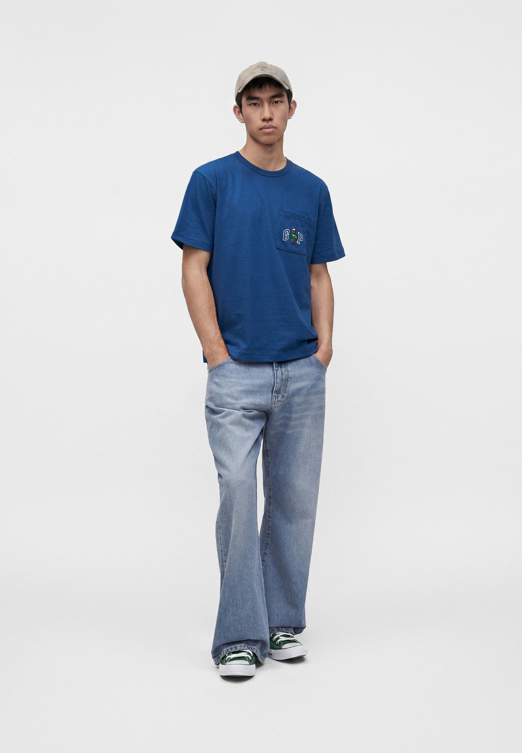 BRANNAN - Basic T-shirt - blue