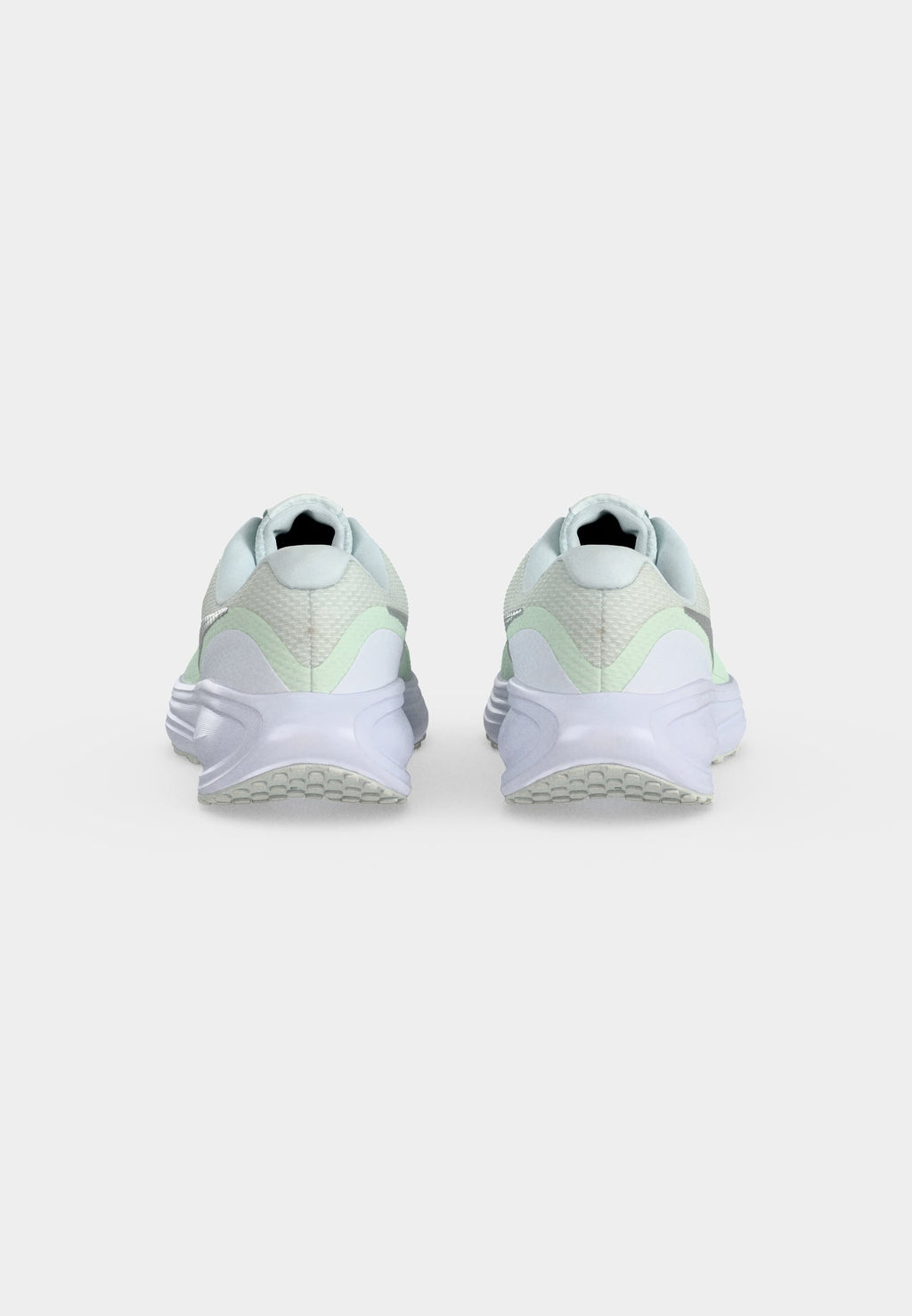 REVOLUTION 8 - Road running shoes - off white/metallic silver-coloured/barely green/malachite