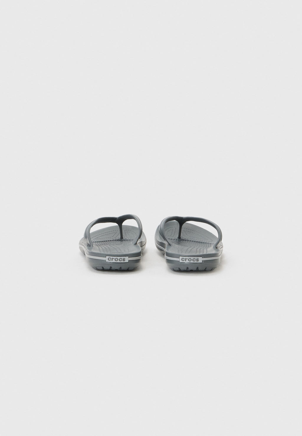 CROCBAND UNISEX - T-bar sandals - slate grey/smoke