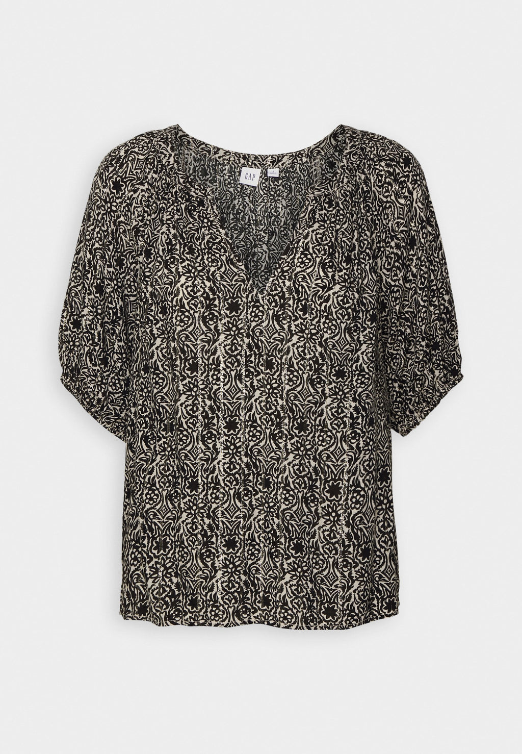PUFF - Blouse - white/black