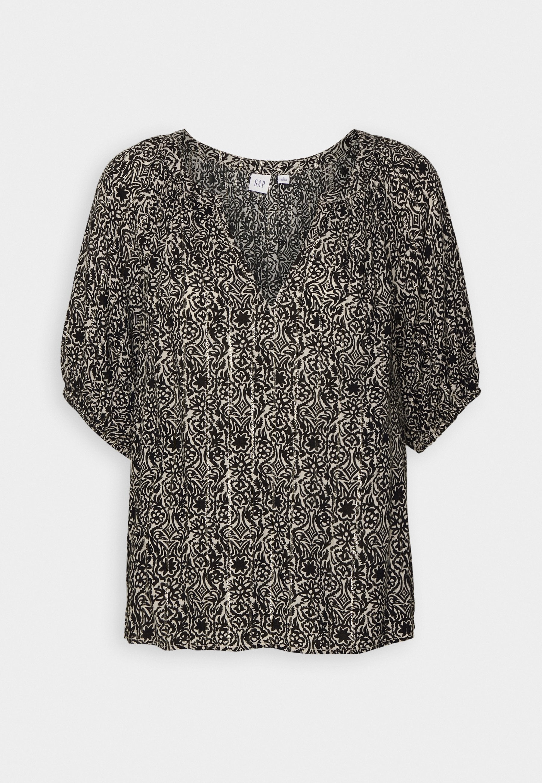 PUFF - Blouse - white/black