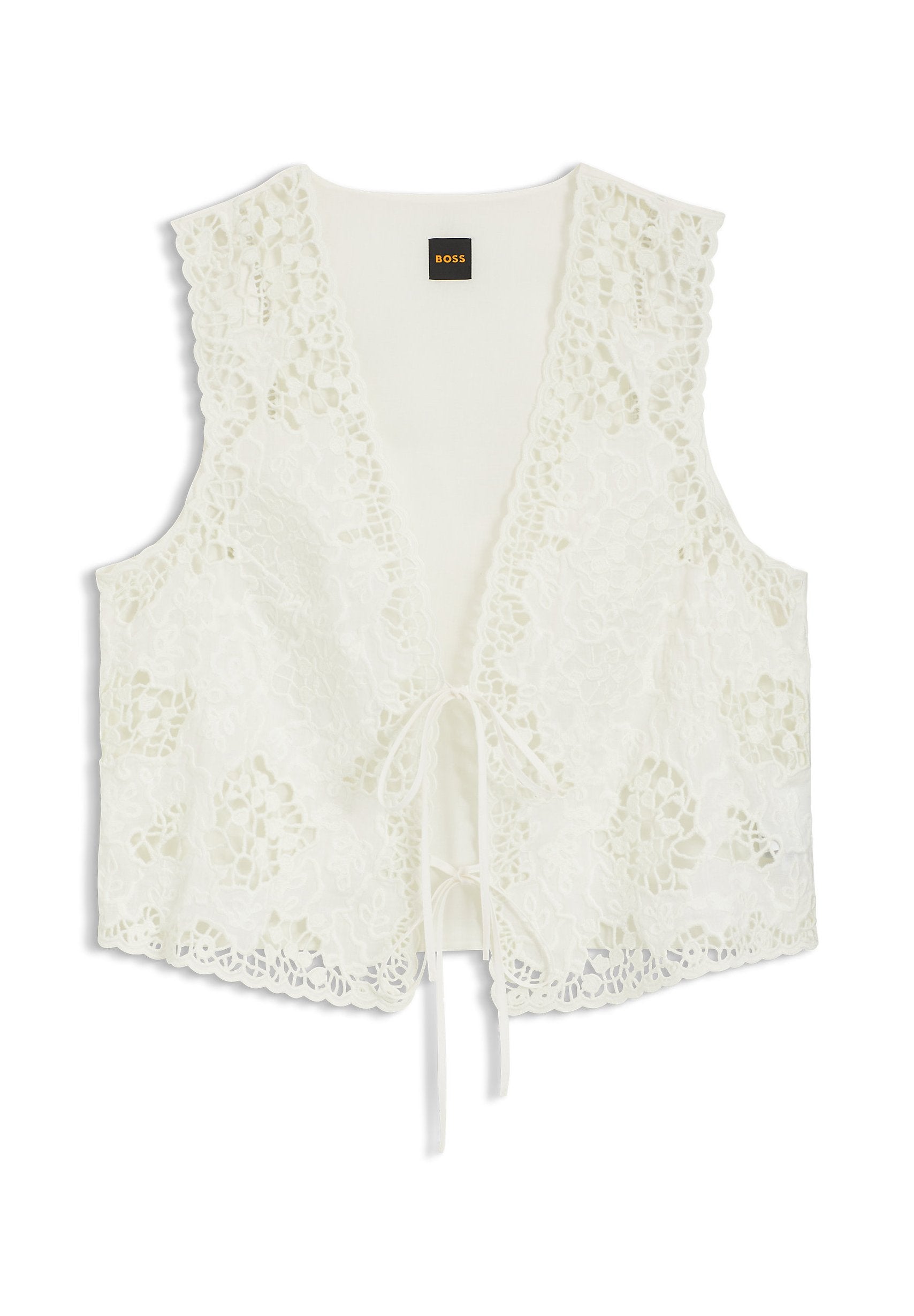 Waistcoat - open white