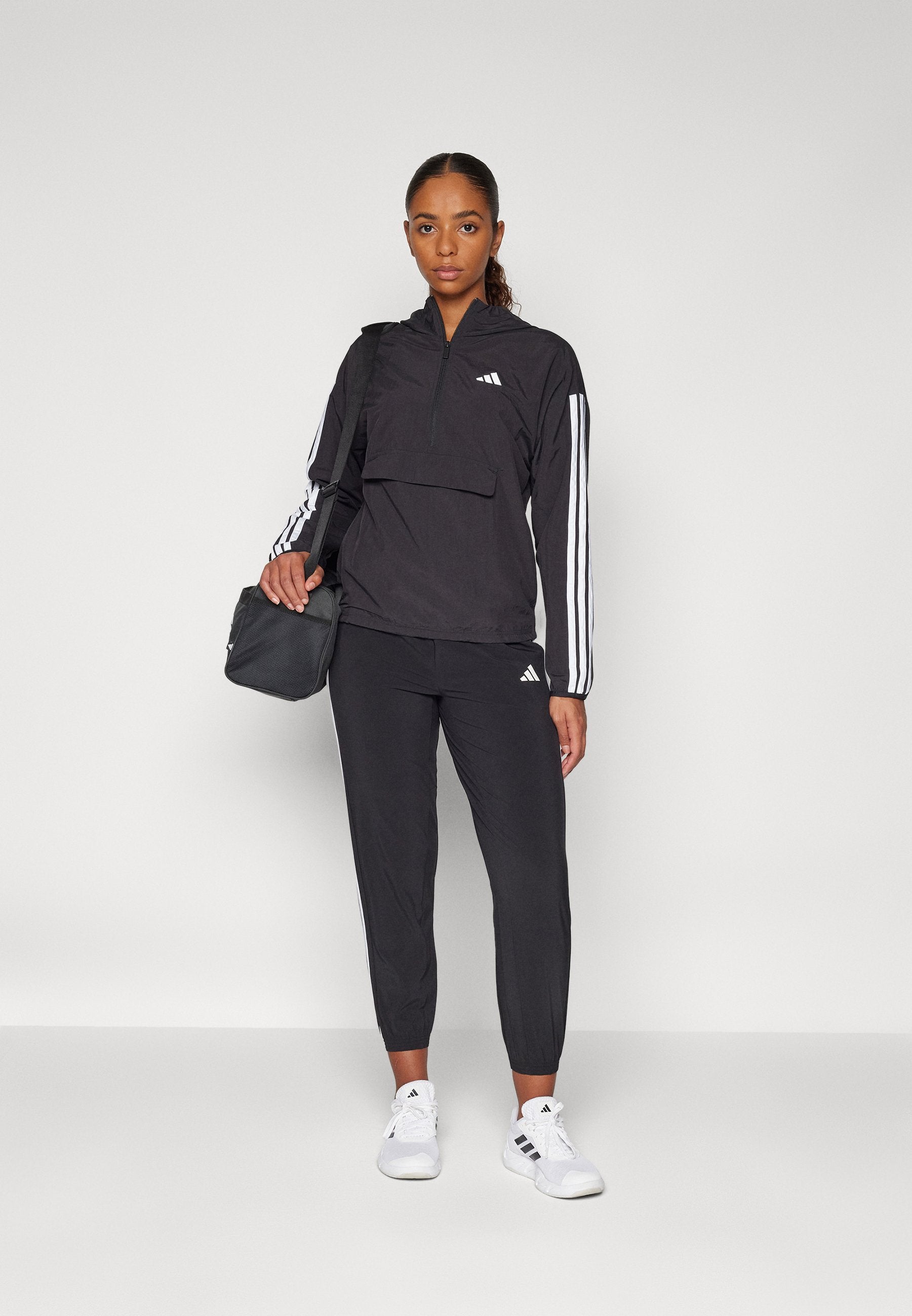 Tracksuit bottoms - black/white