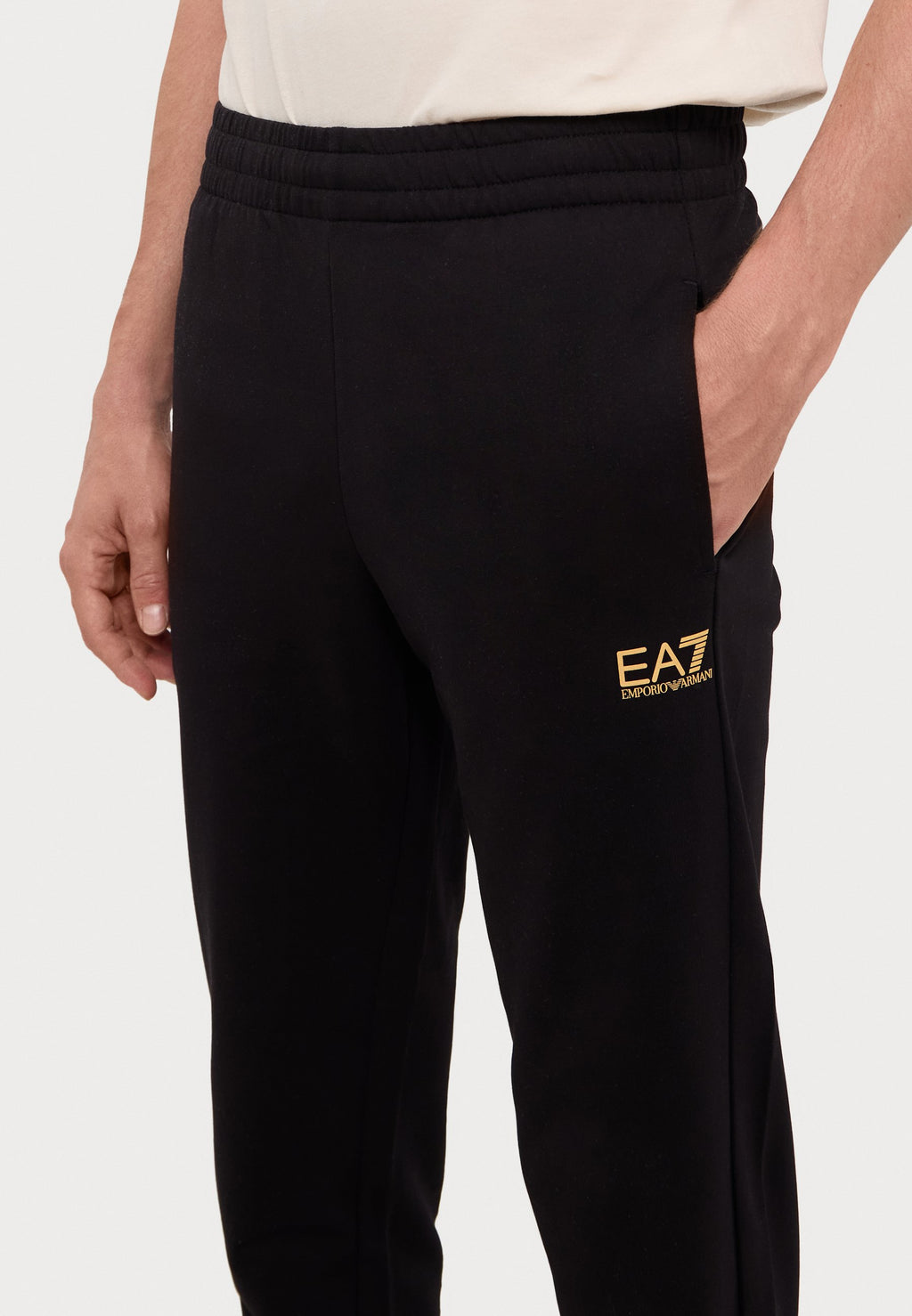 TRAIN CORE PANTS - Tracksuit bottoms - black