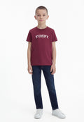 LOGO PRINT T-SHIRT - Print T-shirt - rich cherry