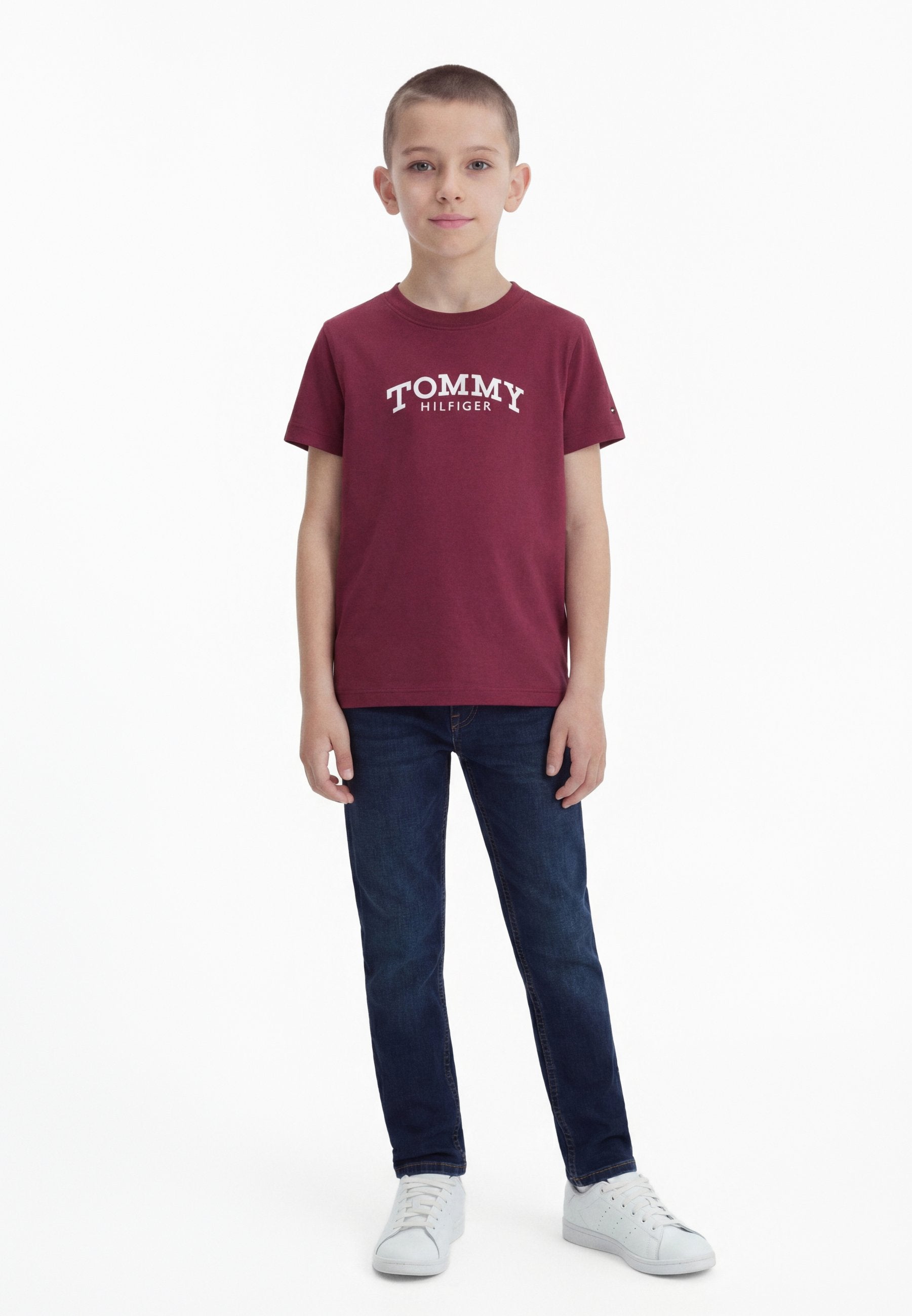 LOGO PRINT T-SHIRT - Print T-shirt - rich cherry