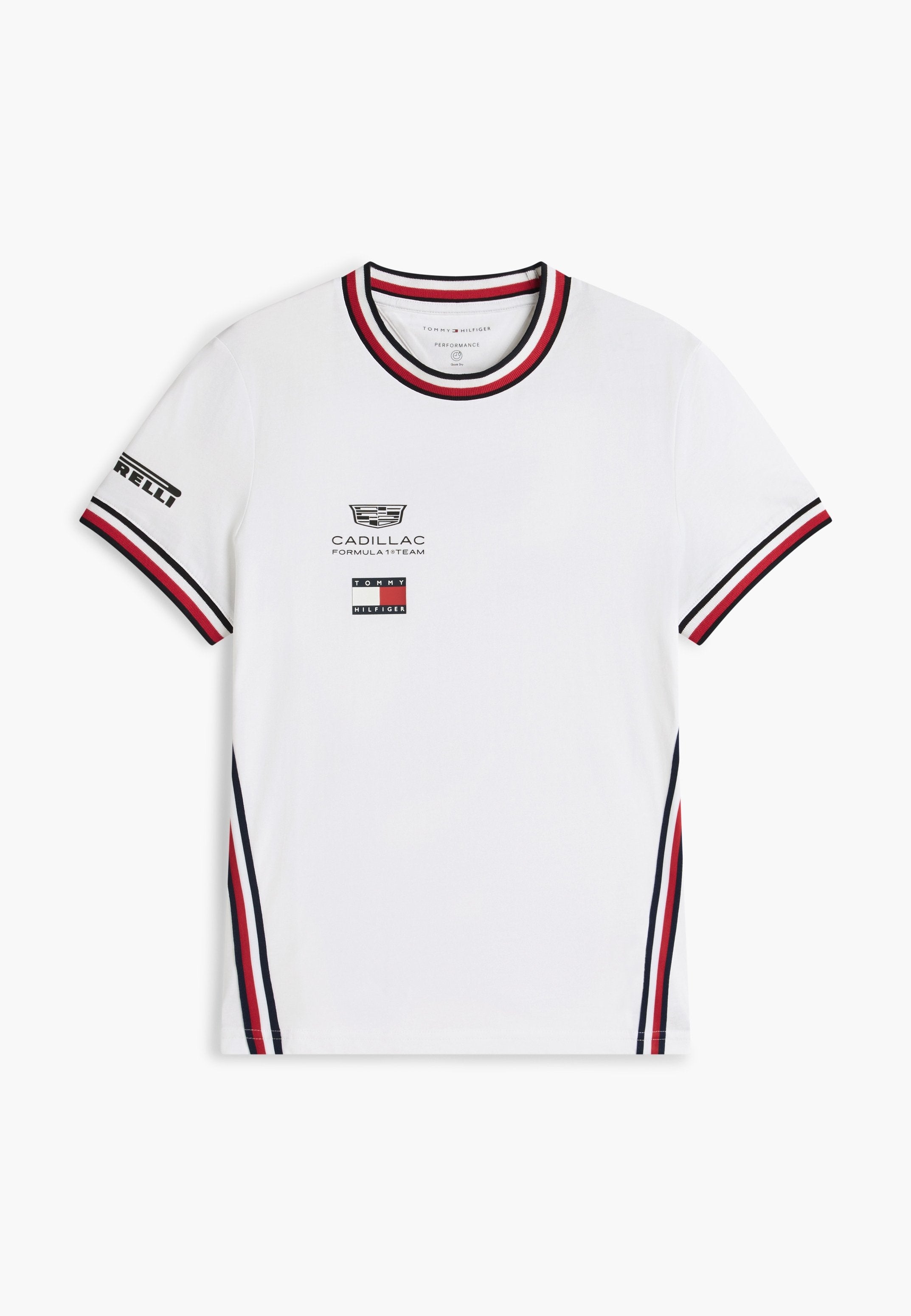 TH X CADILLAC FORMULA 1 TEAM REPLICA CROPPED TEE - Print T-shirt - white