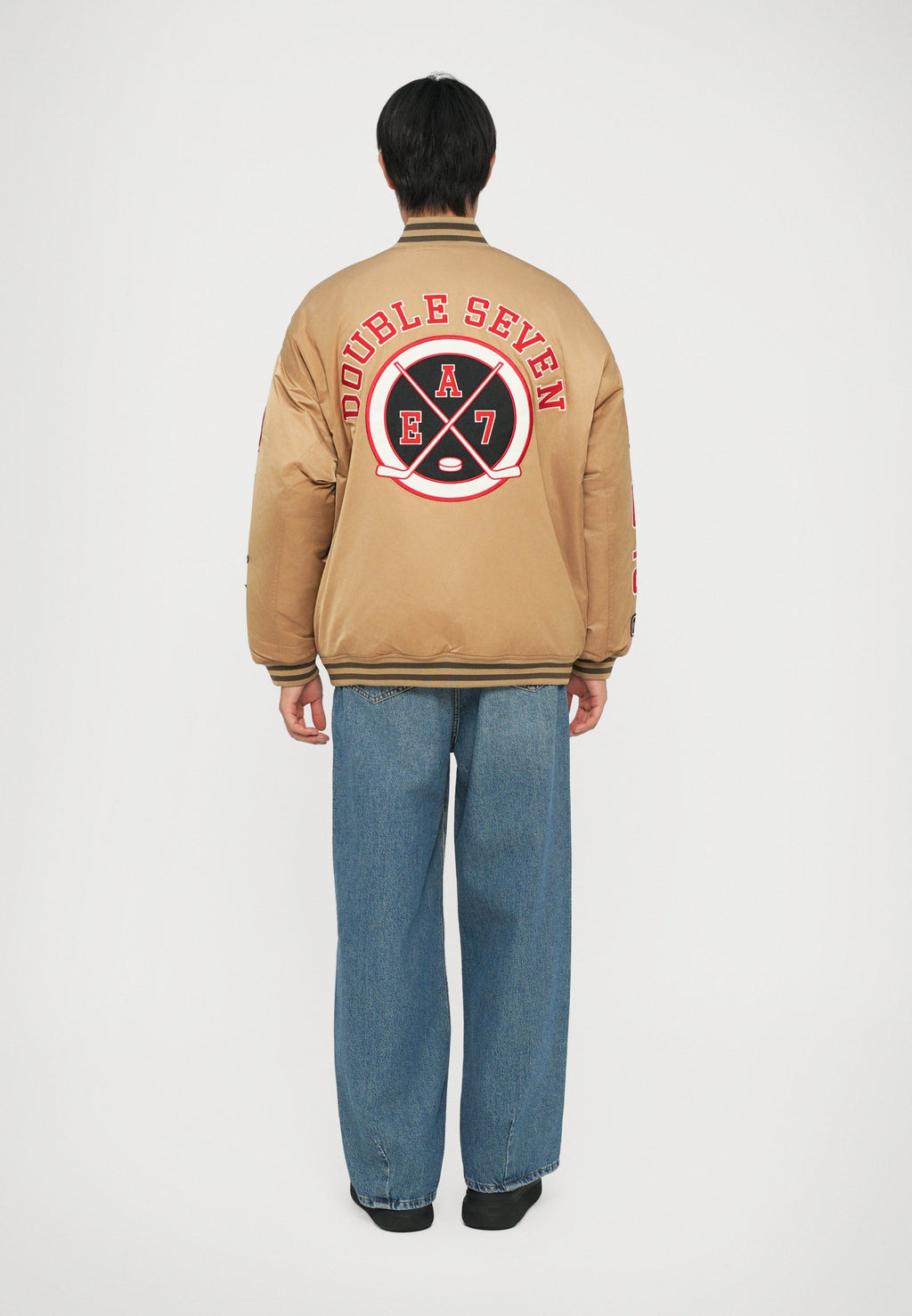 TRAIN GRAPHIC SERIES JACKET HOCKEY - Bomber Jacket - beige
