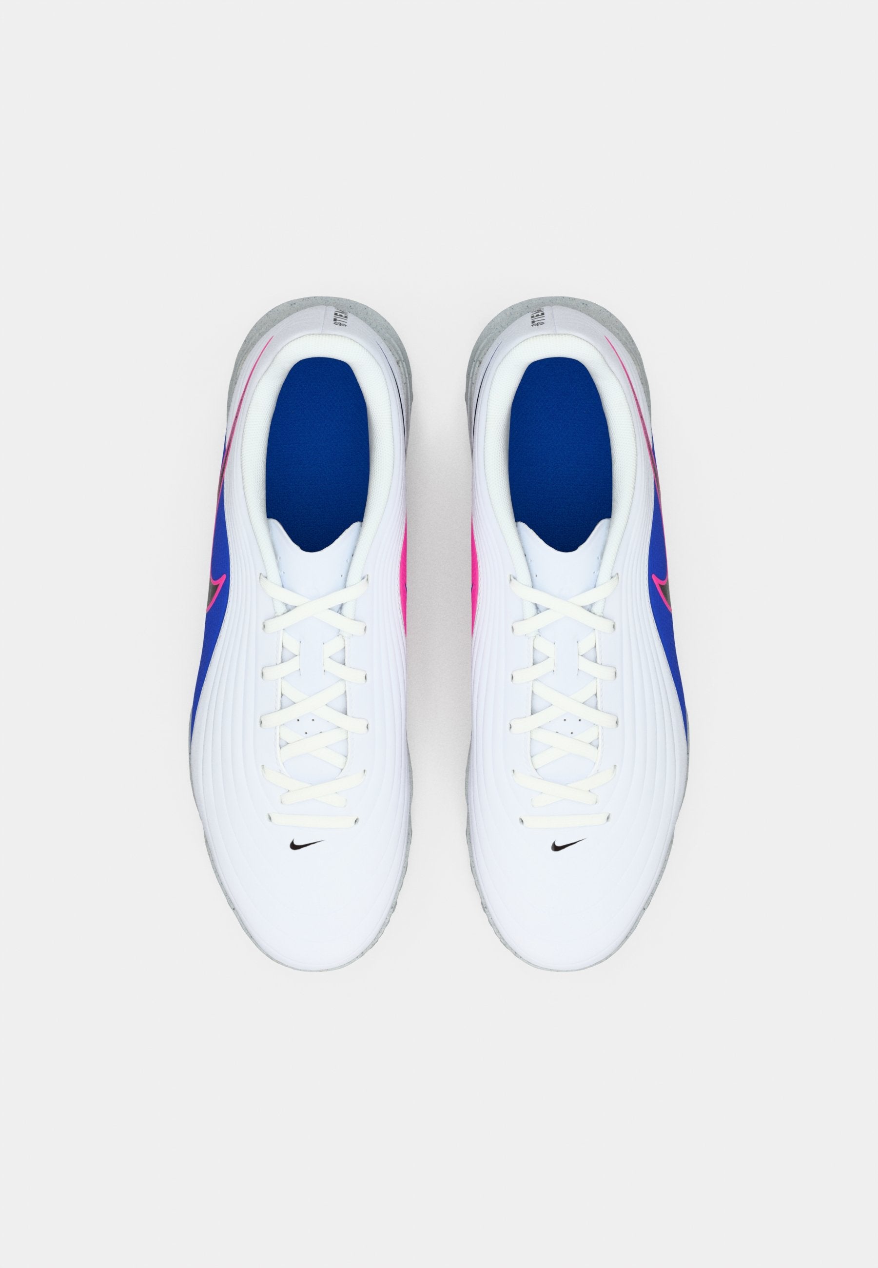 TIEMPO MAESTRO CLUB TF UNISEX - أحذية كرة قدم عشب - أبيض/أسود/أزرق متسابق/انفجار وردي