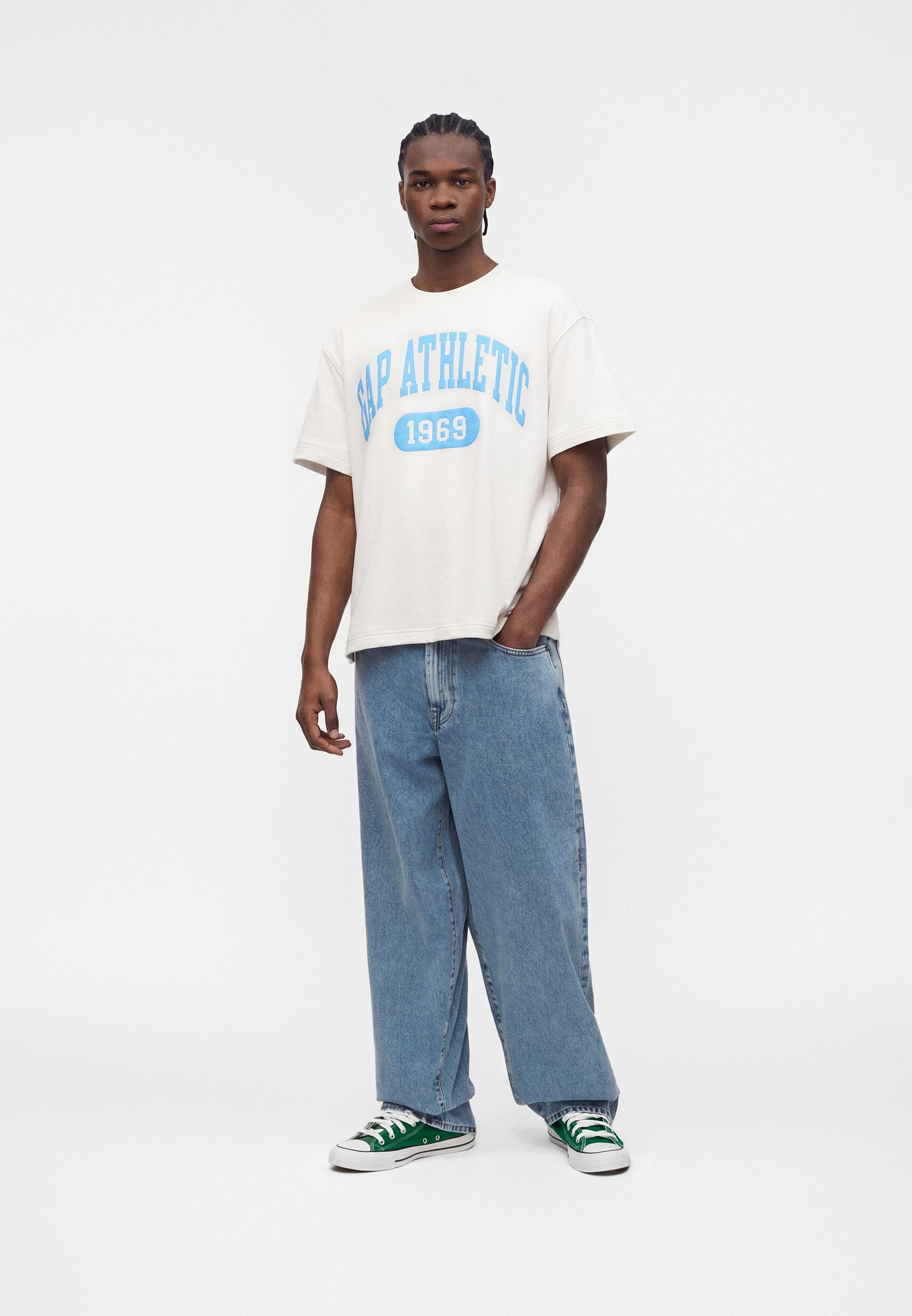 Baggy Jeans - blue denim