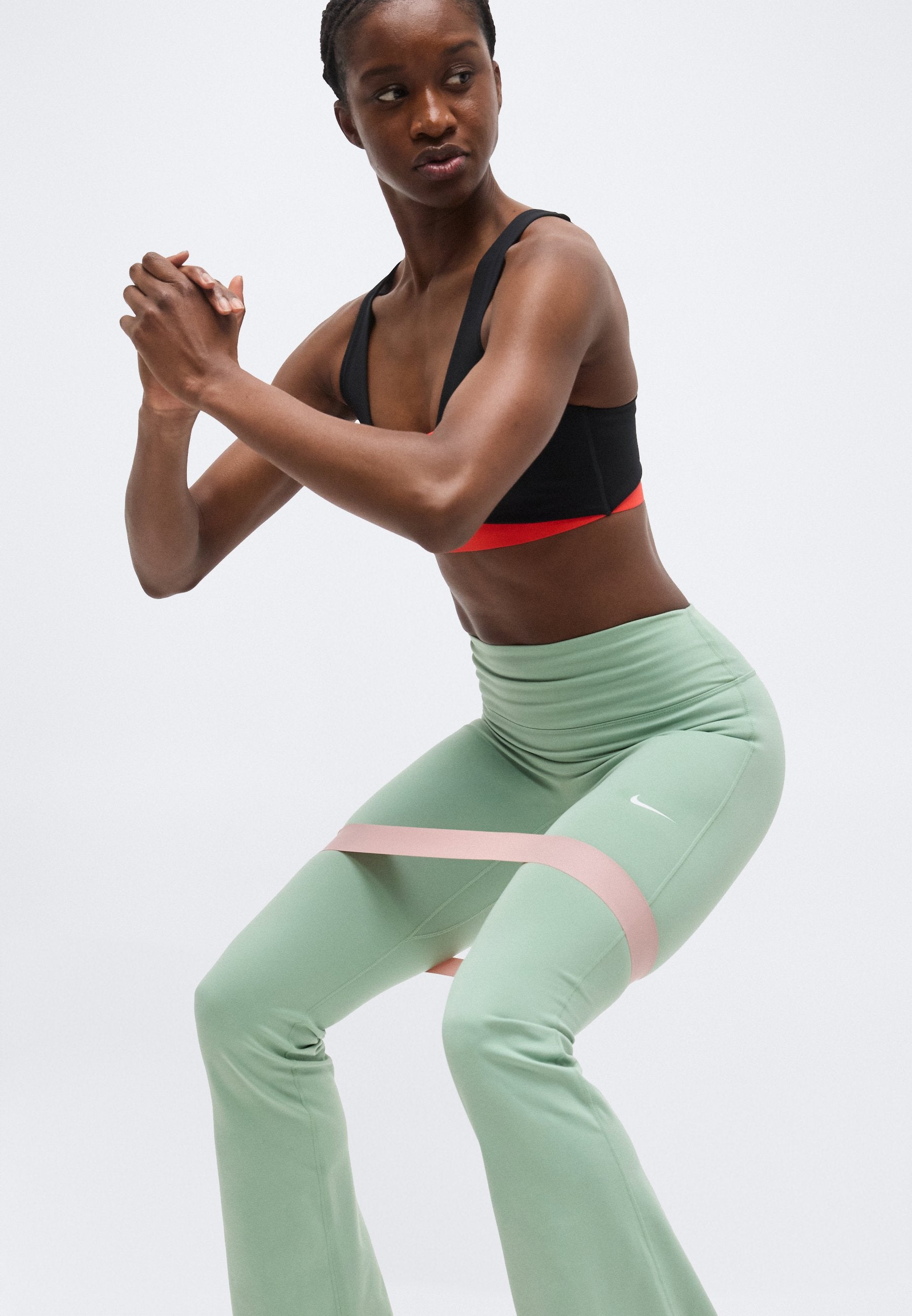 ONE  - Leggings - steam/white