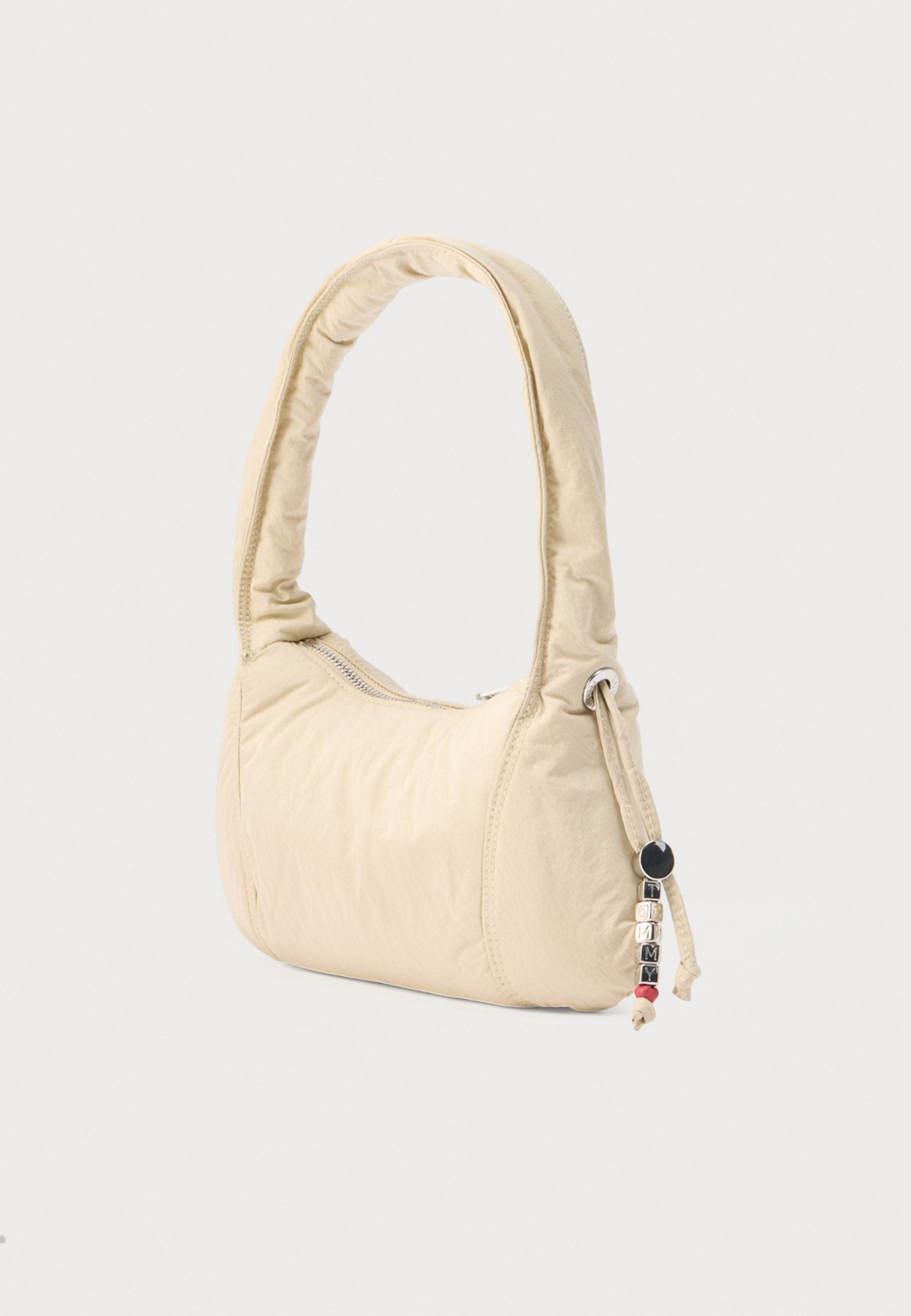 CASUAL CRINKLE TEXTURE SHOULDER BAG - Handbag - gulf sand
