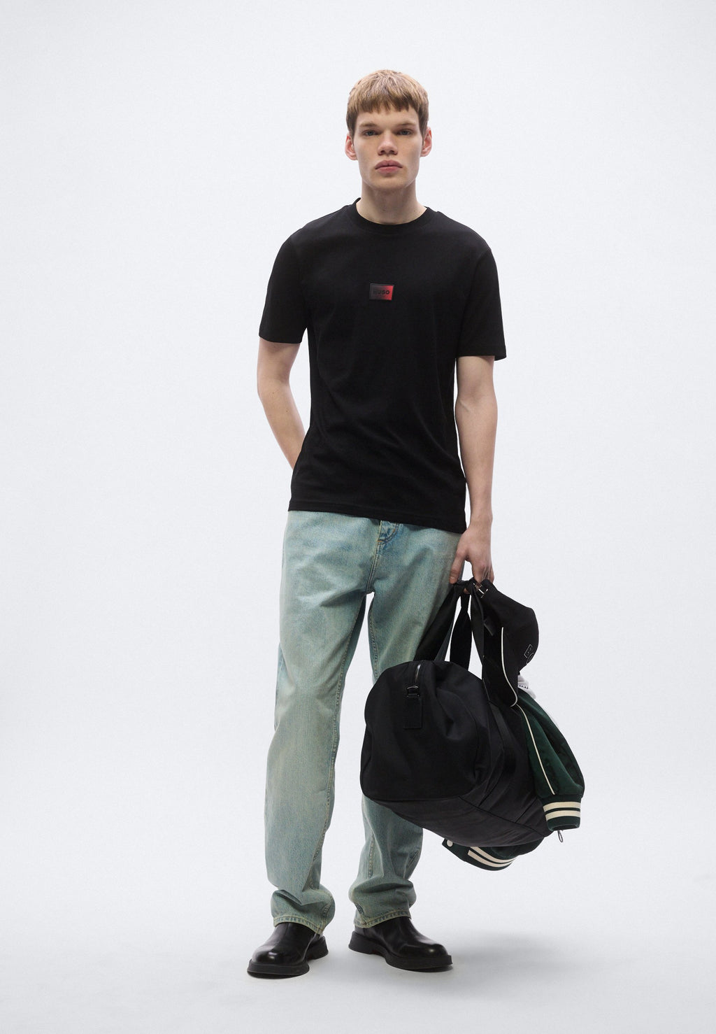 DANOTIE - Basic T-shirt - black