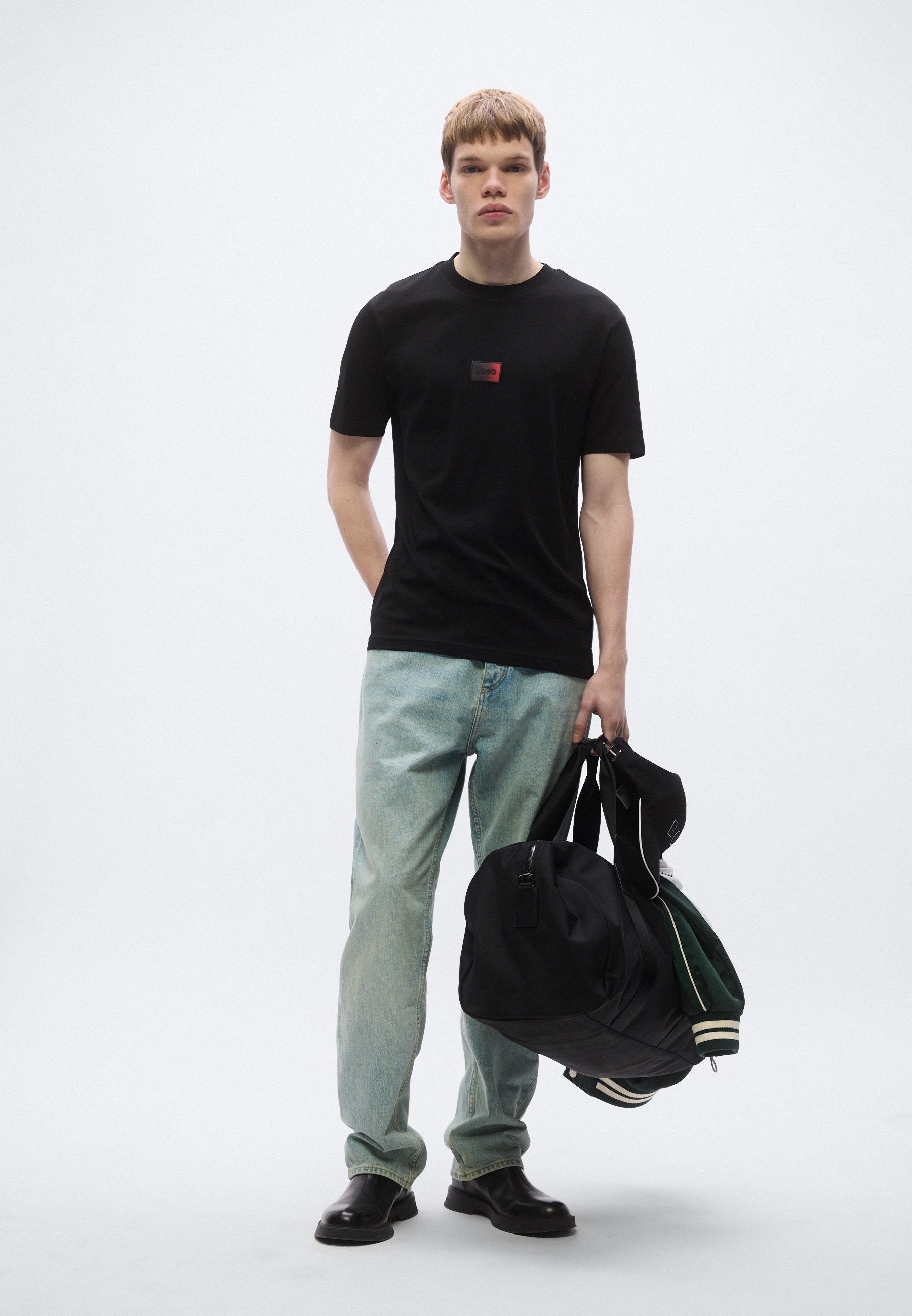 DANOTIE - Basic T-shirt - black