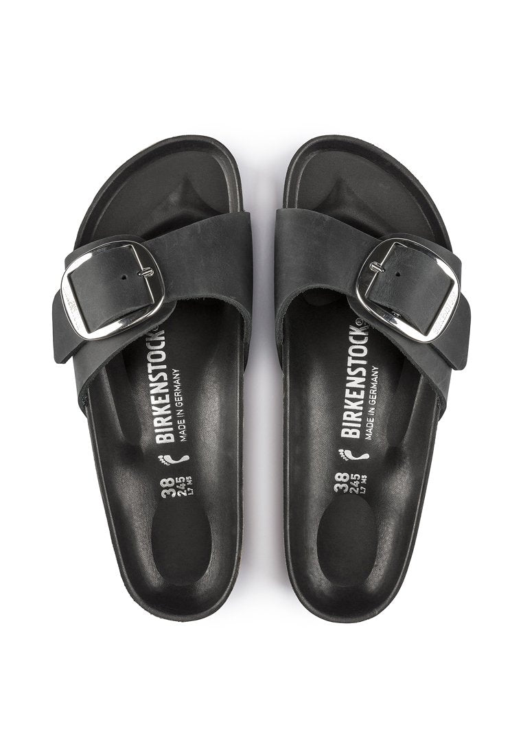 MADRID BIG BUCKLE REGULAR - صنادل - أسود
