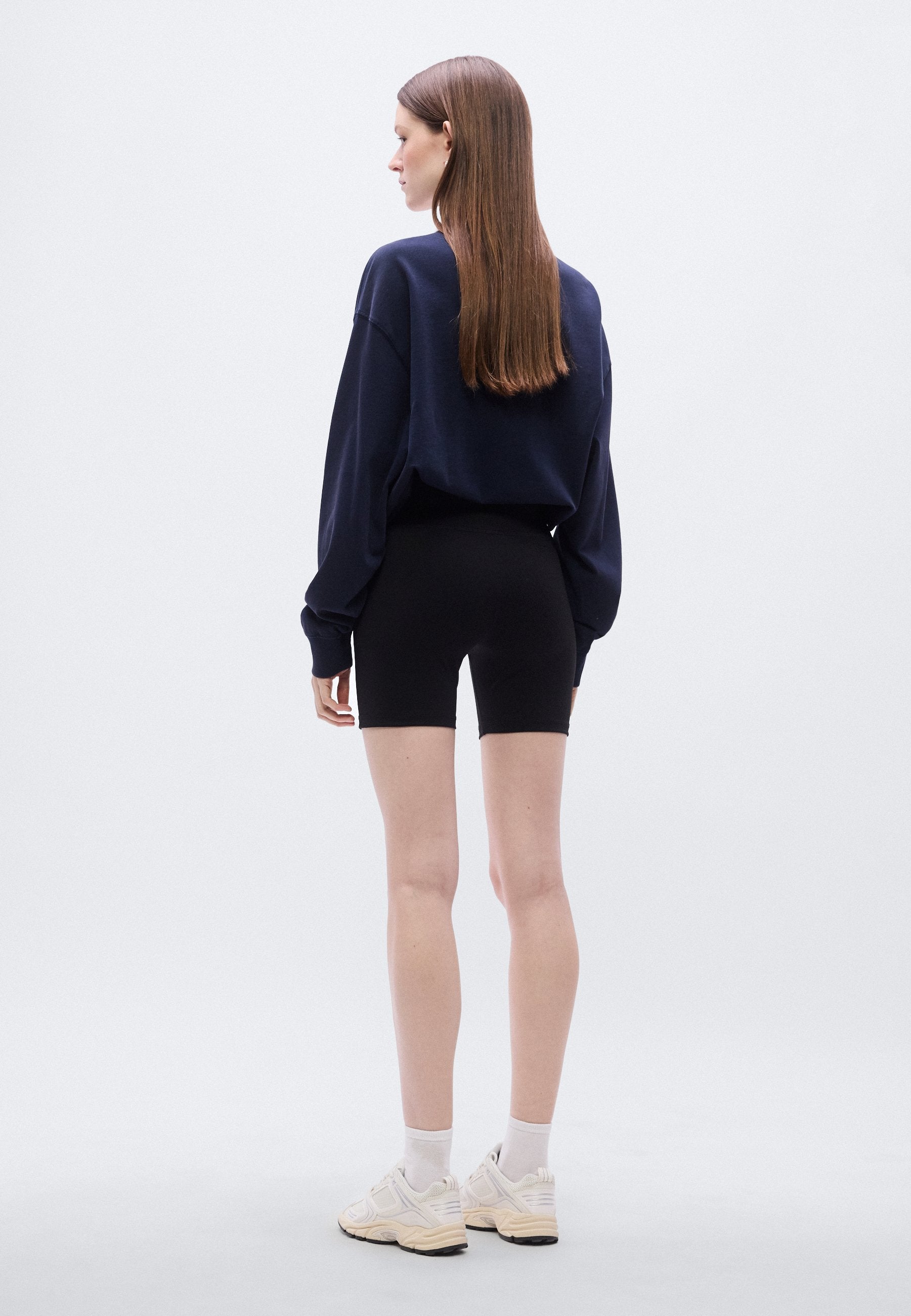ATHLEISURE INTERLOCK KNIT CYCLE SHORTS - Leggings - Trousers - black