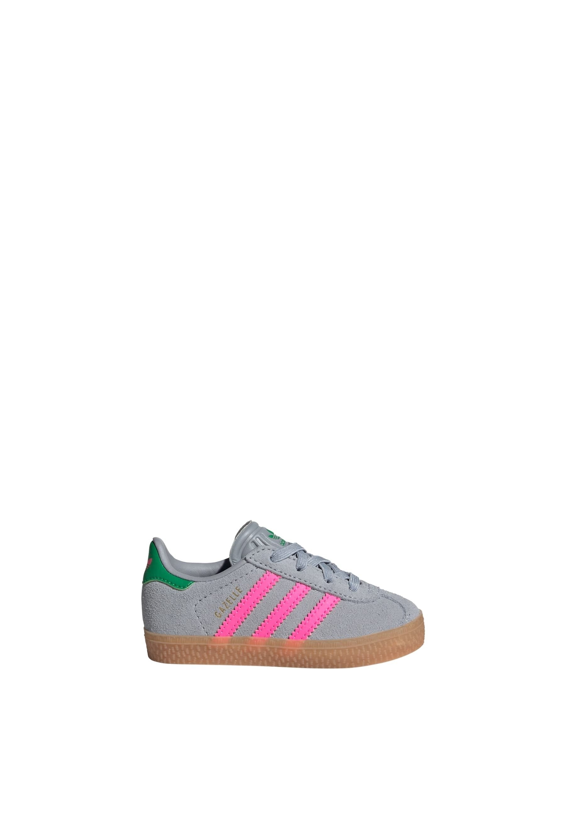 GAZELLE UNISEX - Bebek ayakkabısı - gümüş rengi/açık pembe/yeşil