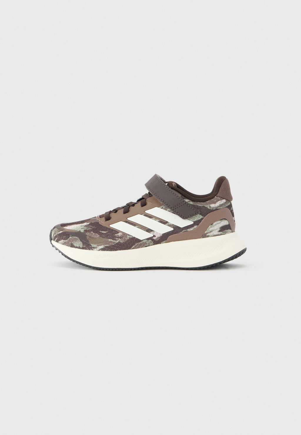 RUNFALCON 5 UNISEX - Road running shoes - tent green/core white/earth strata