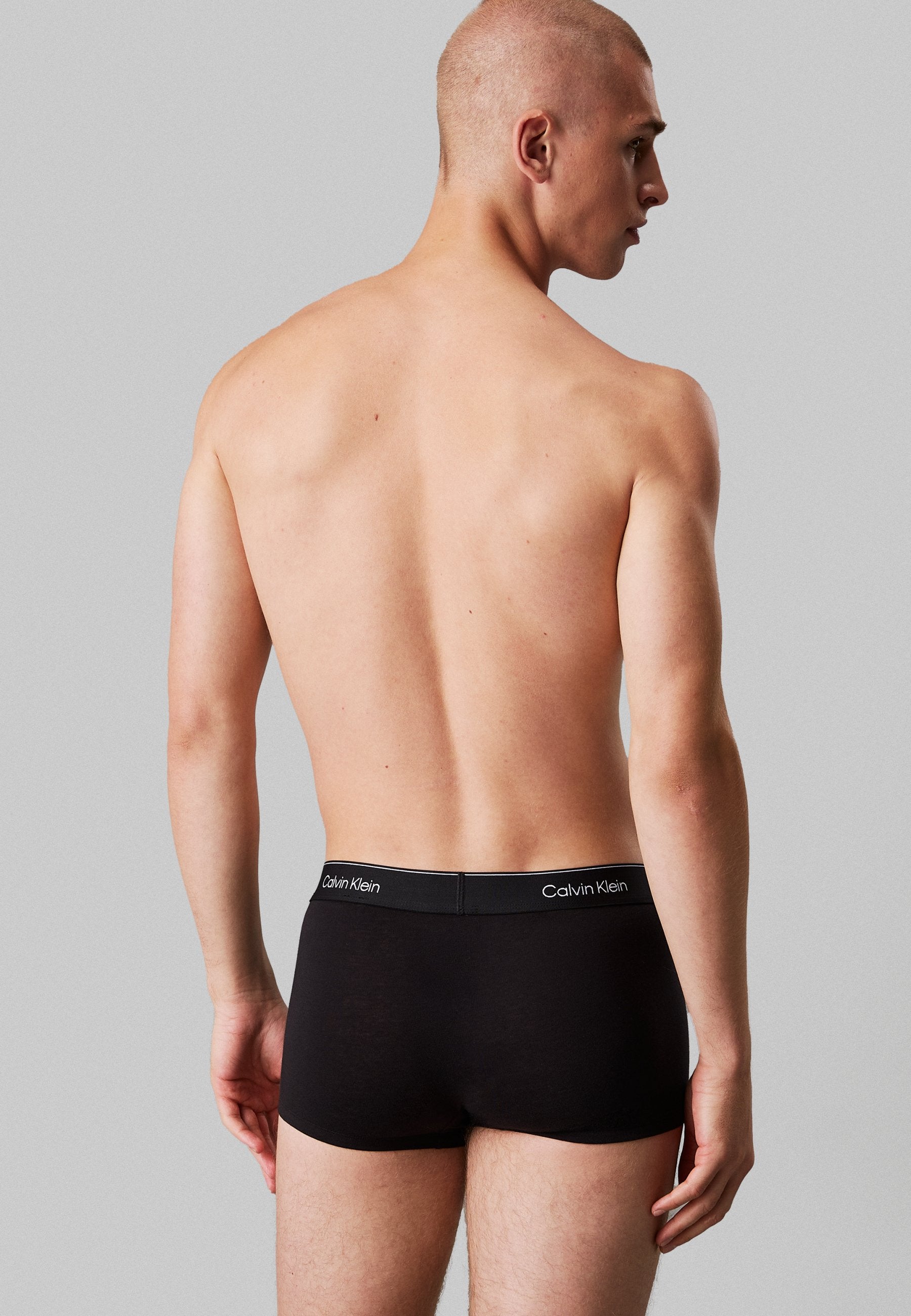 LOW RISE TRUNK ICON COTTON STRETCH 5 PACK - Trunks - black