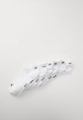 SNEAKER PLAIN UNISEX 6 PACK - Socks - white