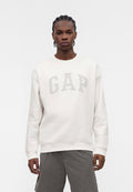 HERITAGE LOGO CREW SOLID - Sweatshirt - stone