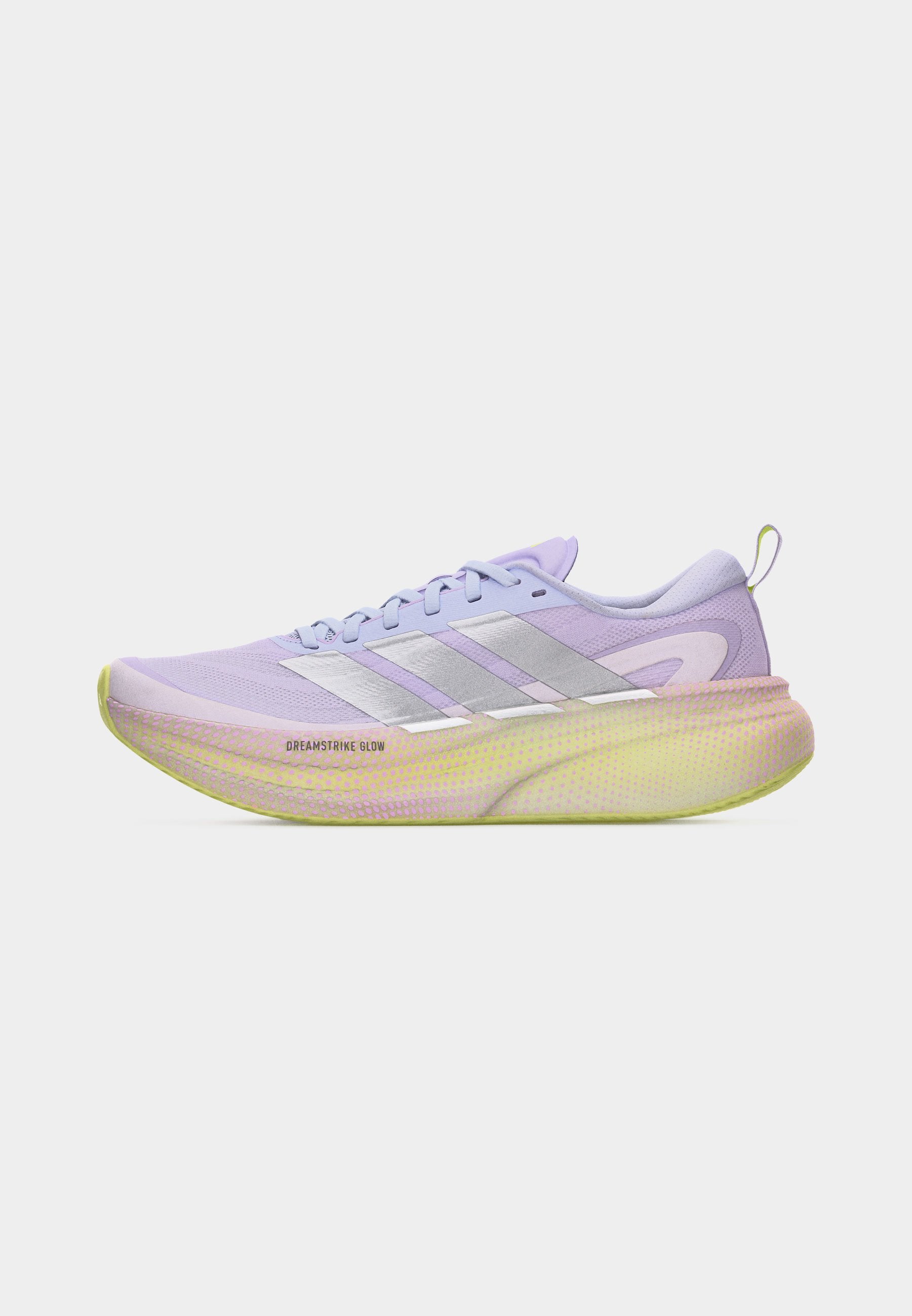 SUPERNOVA GLIDE W - Yol koşu ayakkabısı - buzlu mor/gümüş rengi metalik/buzlu limon
