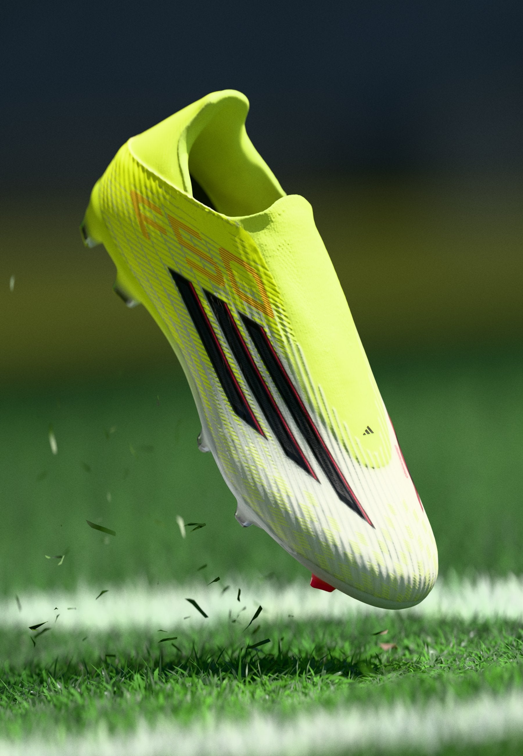 F50 LEAGUE LACELESS - Football boots artificial grass - team solar yellow 2/core black/lucid red
