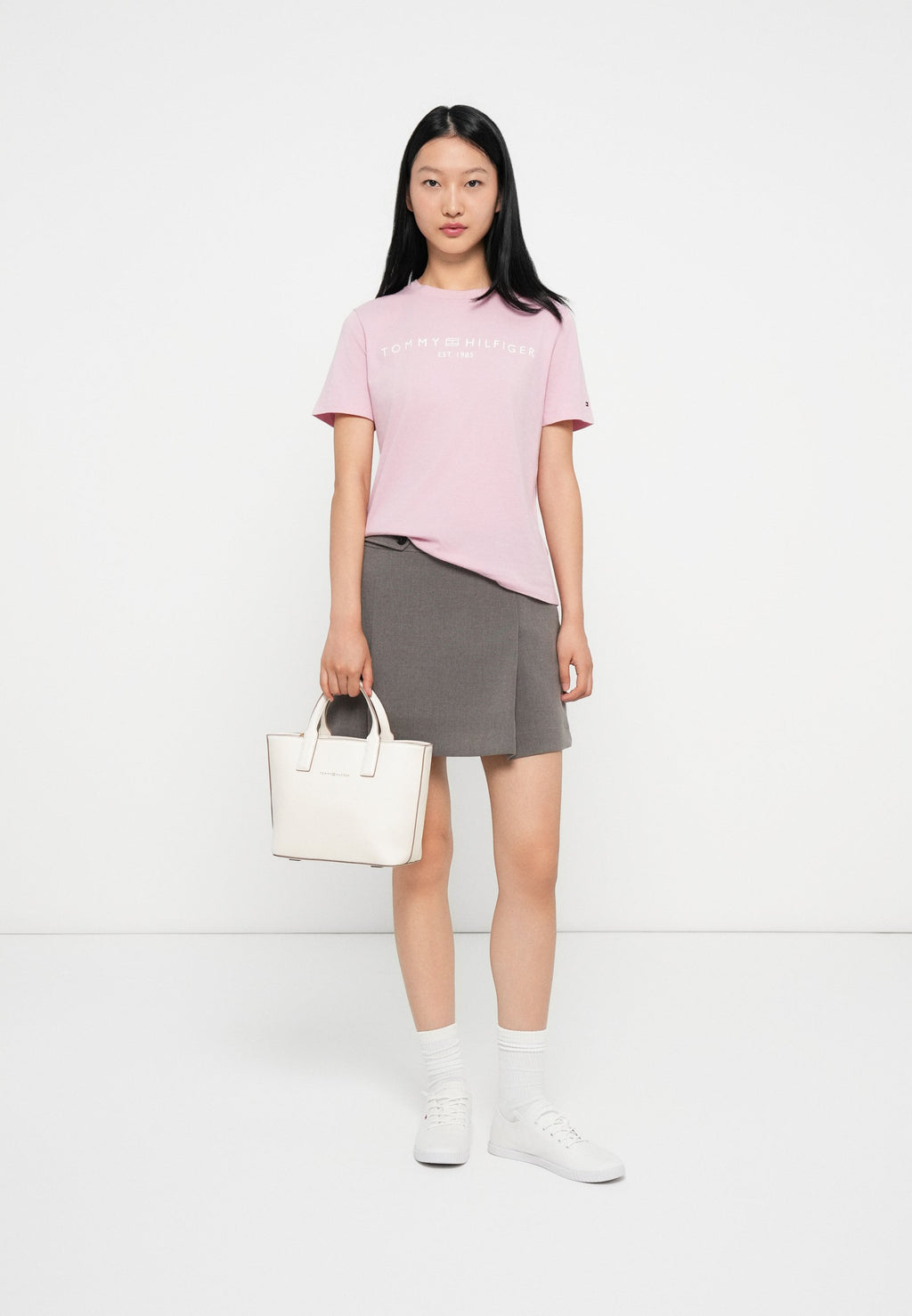 Print T-shirt - bonita pink