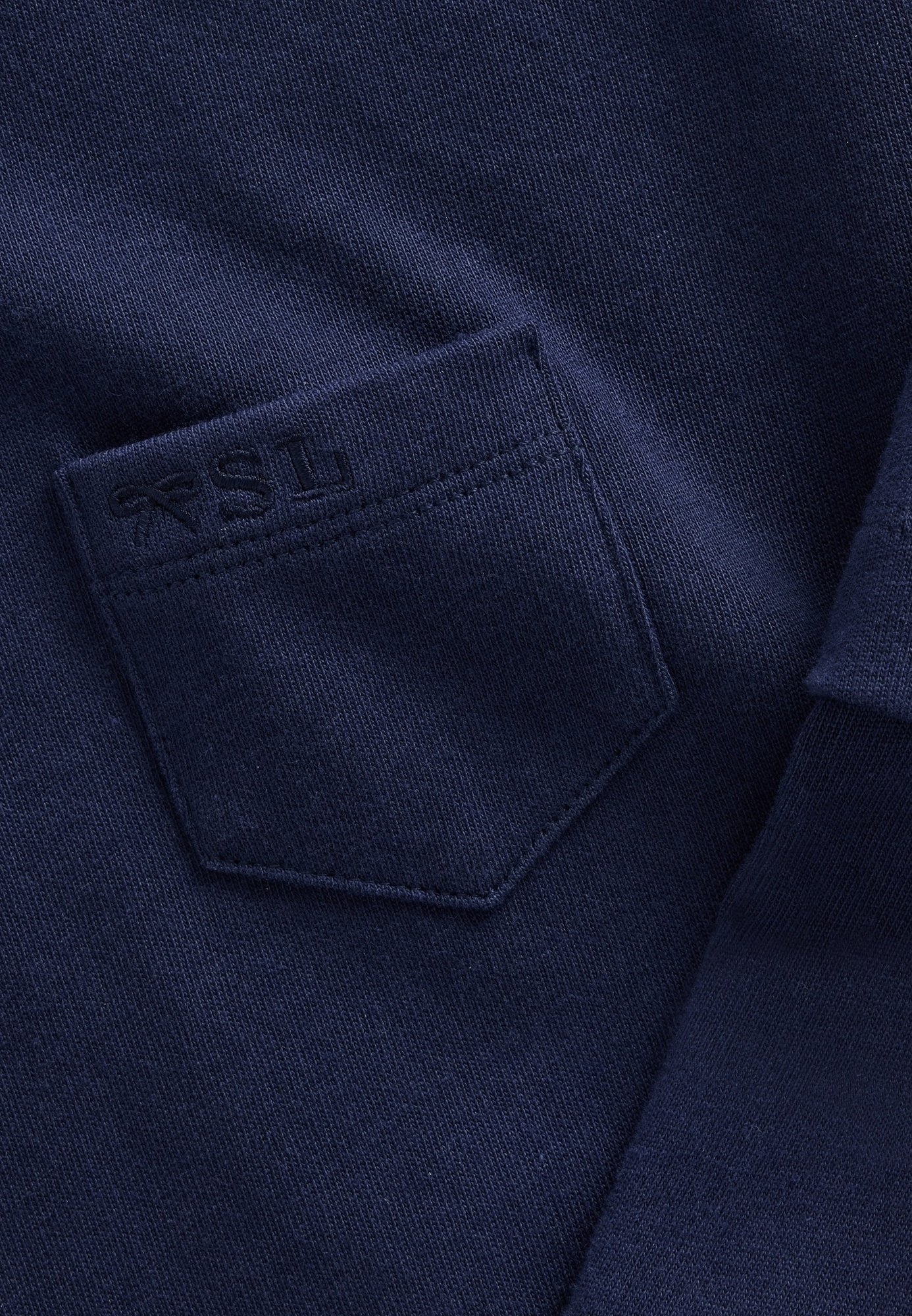 GAP SANDY LIANG ADULT HEAVYWEIGHT ORGANIC COTTON LAYERED T-SHIRT - Long sleeved top - navy uniform