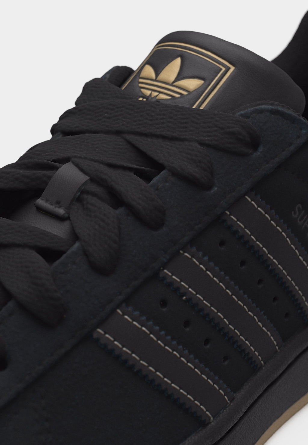 SUPERSTAR II UNISEX - Baskets - noir/kaki pierre