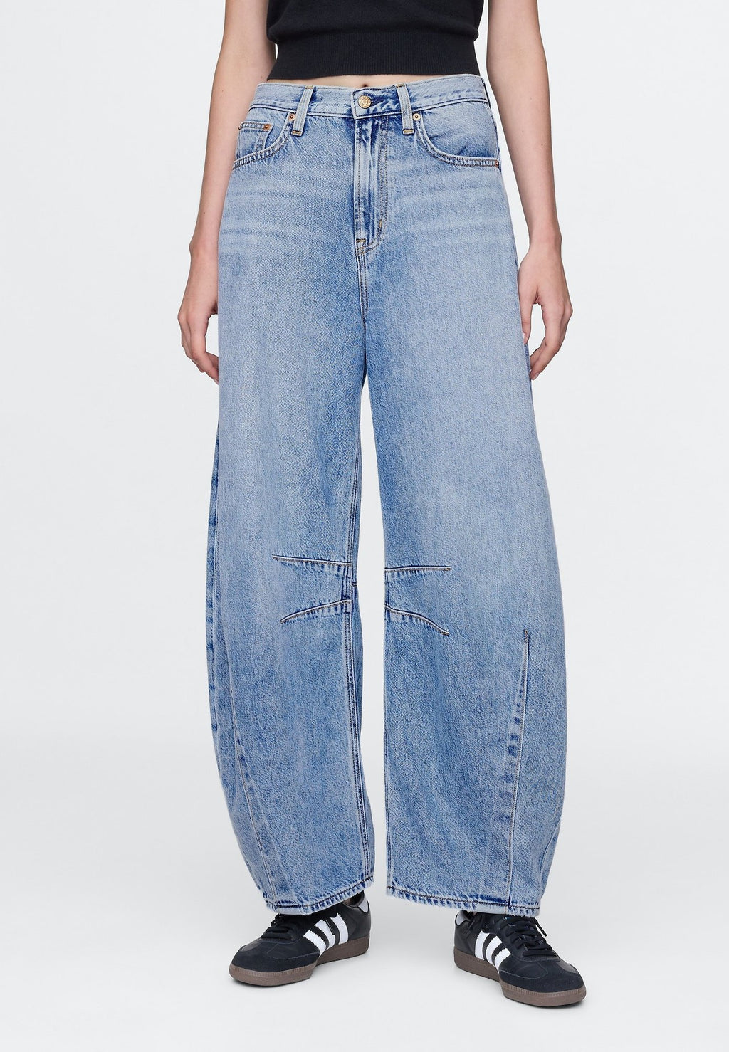HORSESHOE SELEK - Wide Leg - medium indigo 21