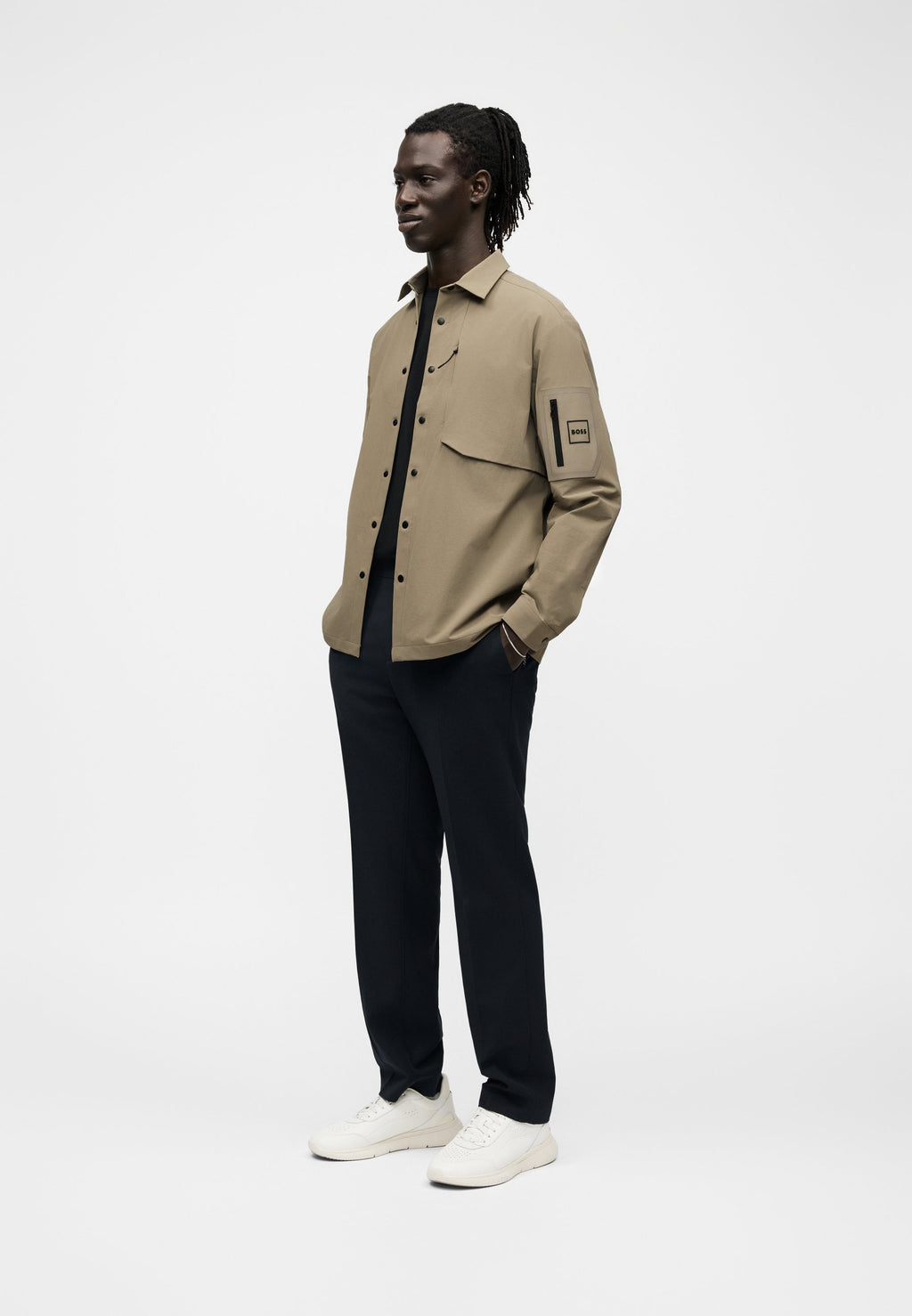 GLOBE HEXA - Summer jacket - taupe