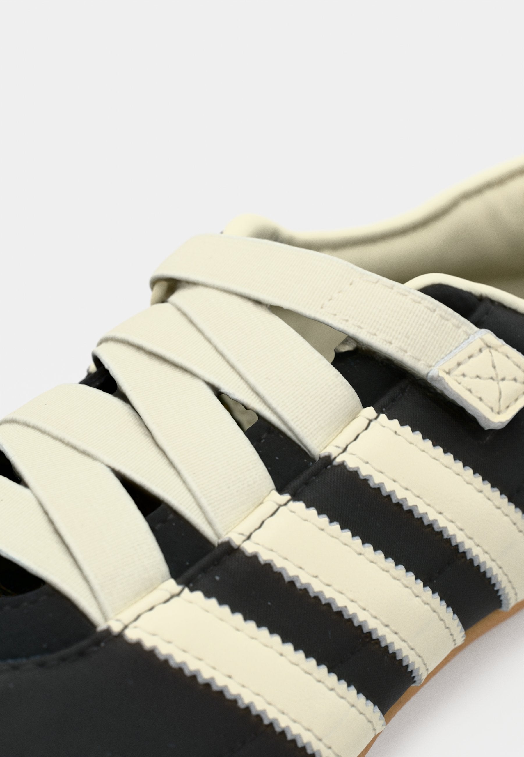 TOKYO MARY JANE BALLERINA - Baskets basses - core black/cream white/gold-coloured metallic